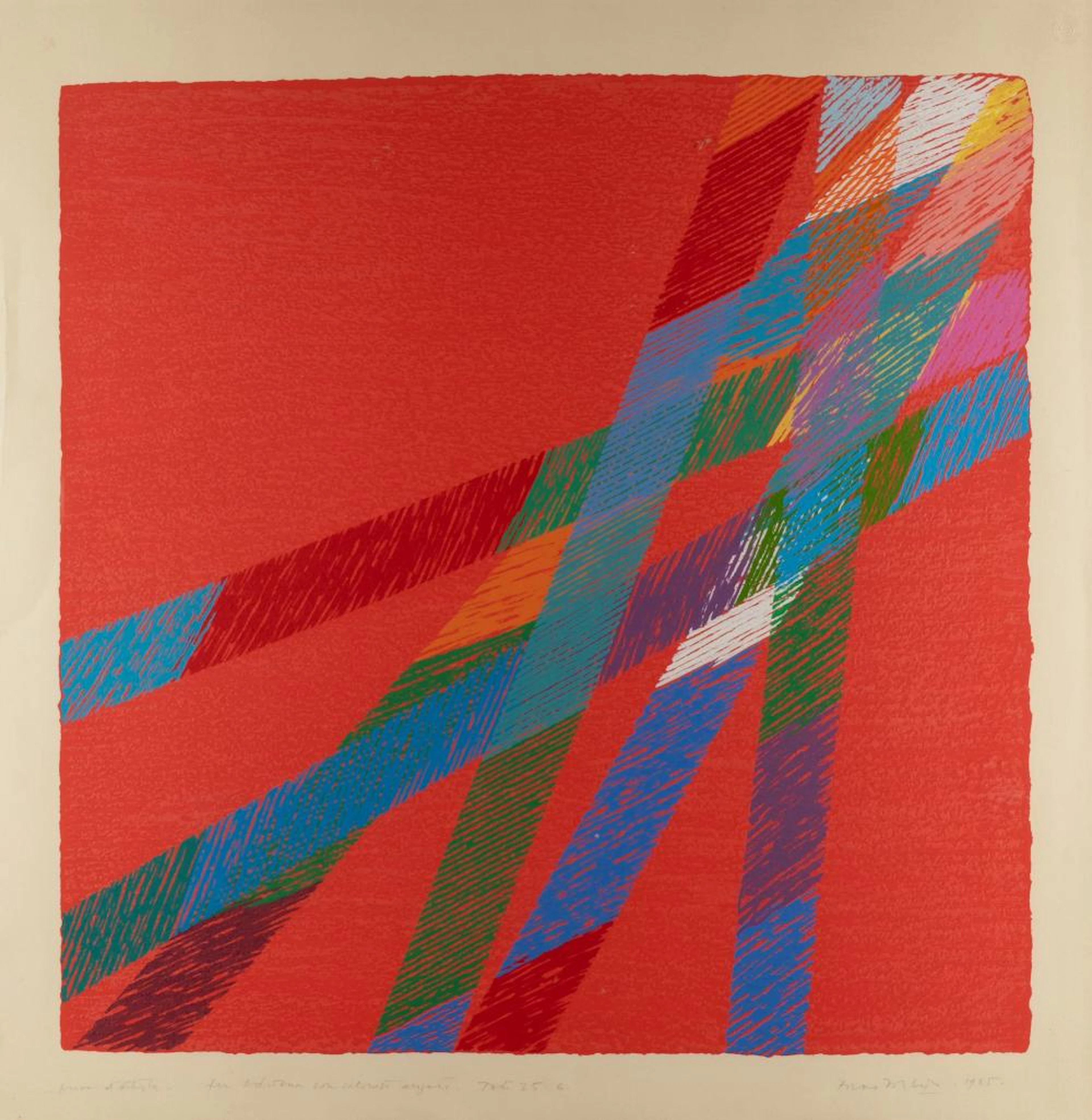 Piero Dorazio (Roma 1927-Perugia 2005) - Untitled, 1985