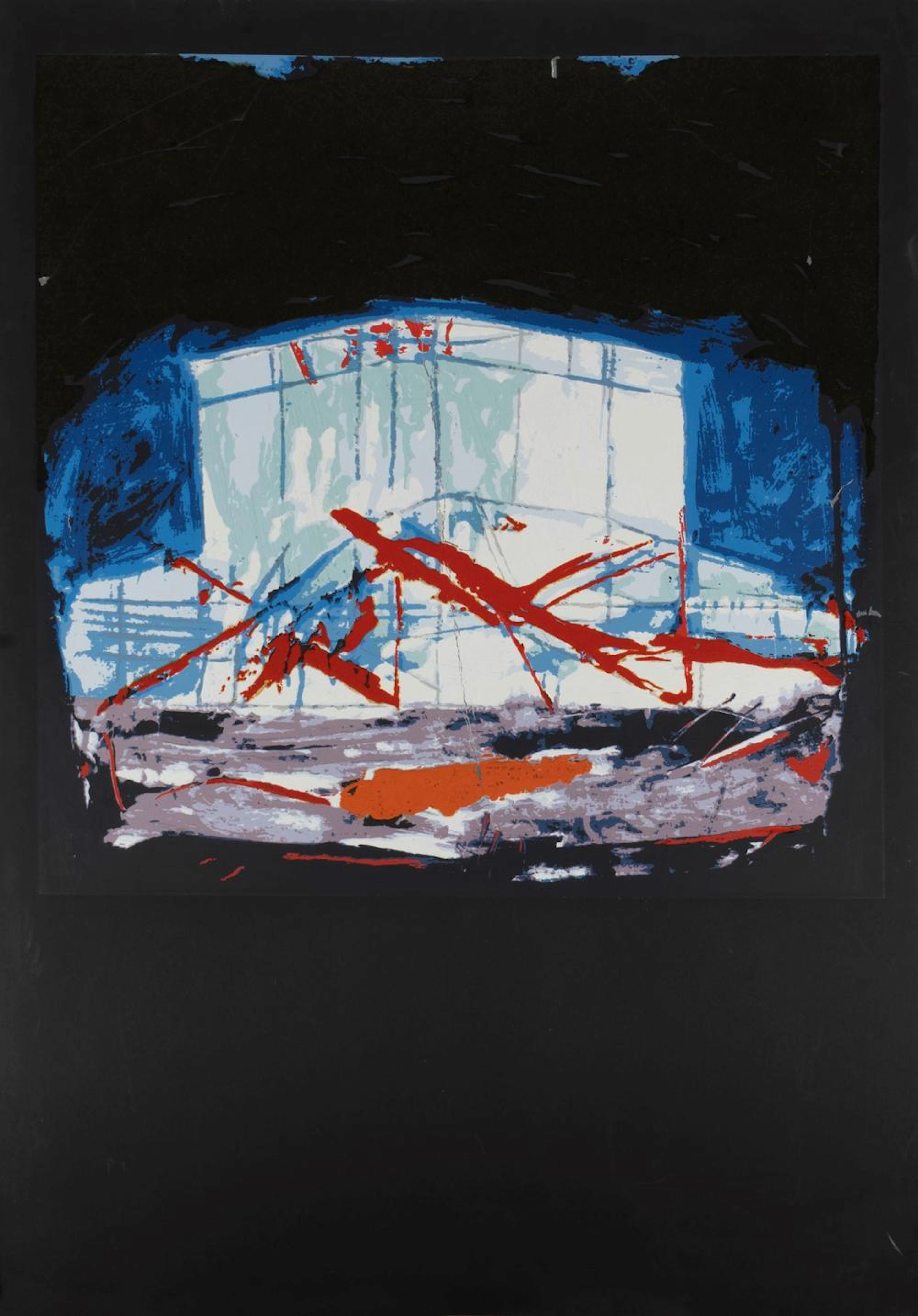 Mario Schifano (Homs 1934-Roma 1998) - Casa sola