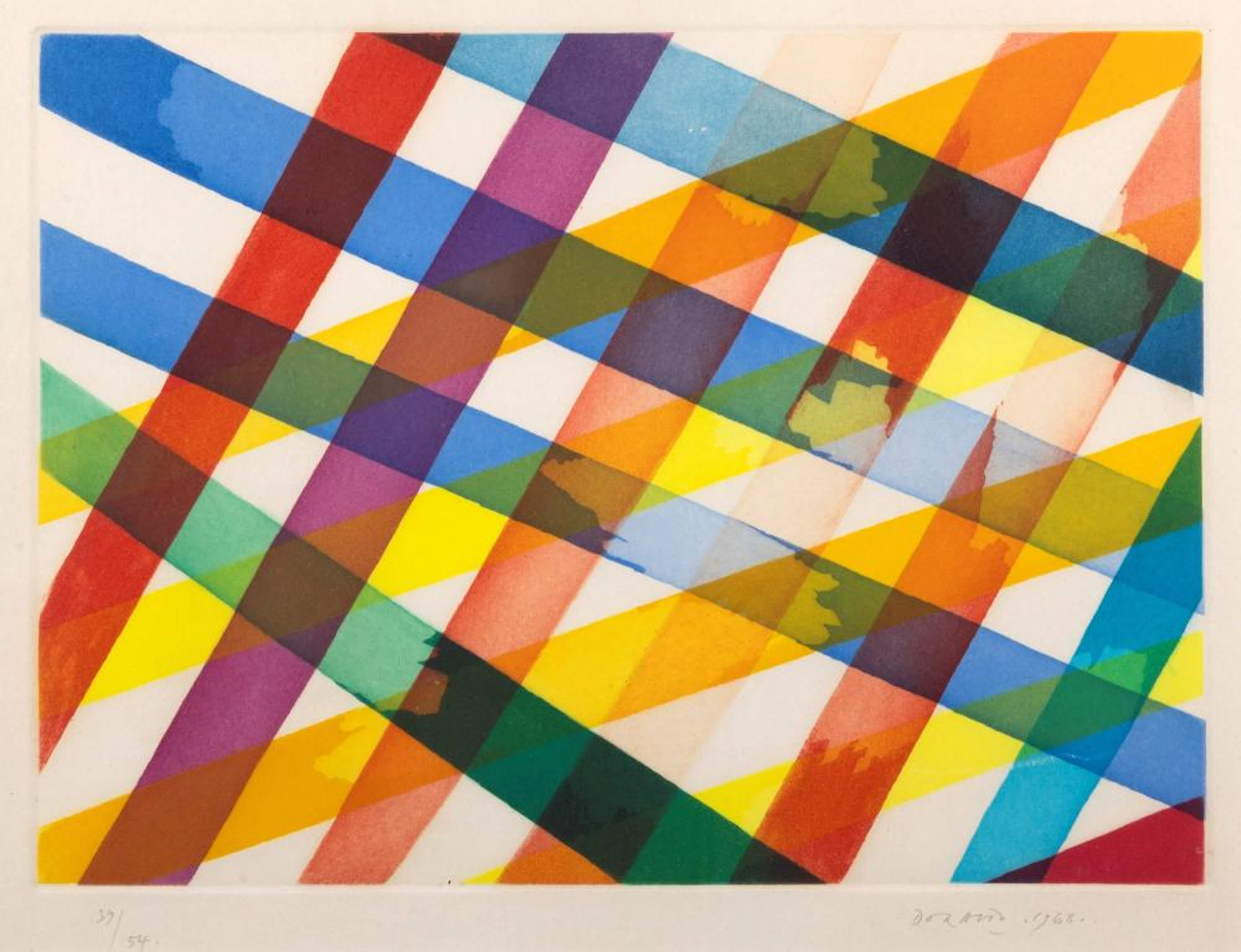 Piero Dorazio (Roma 1927-Perugia 2005) - Squares, 1968