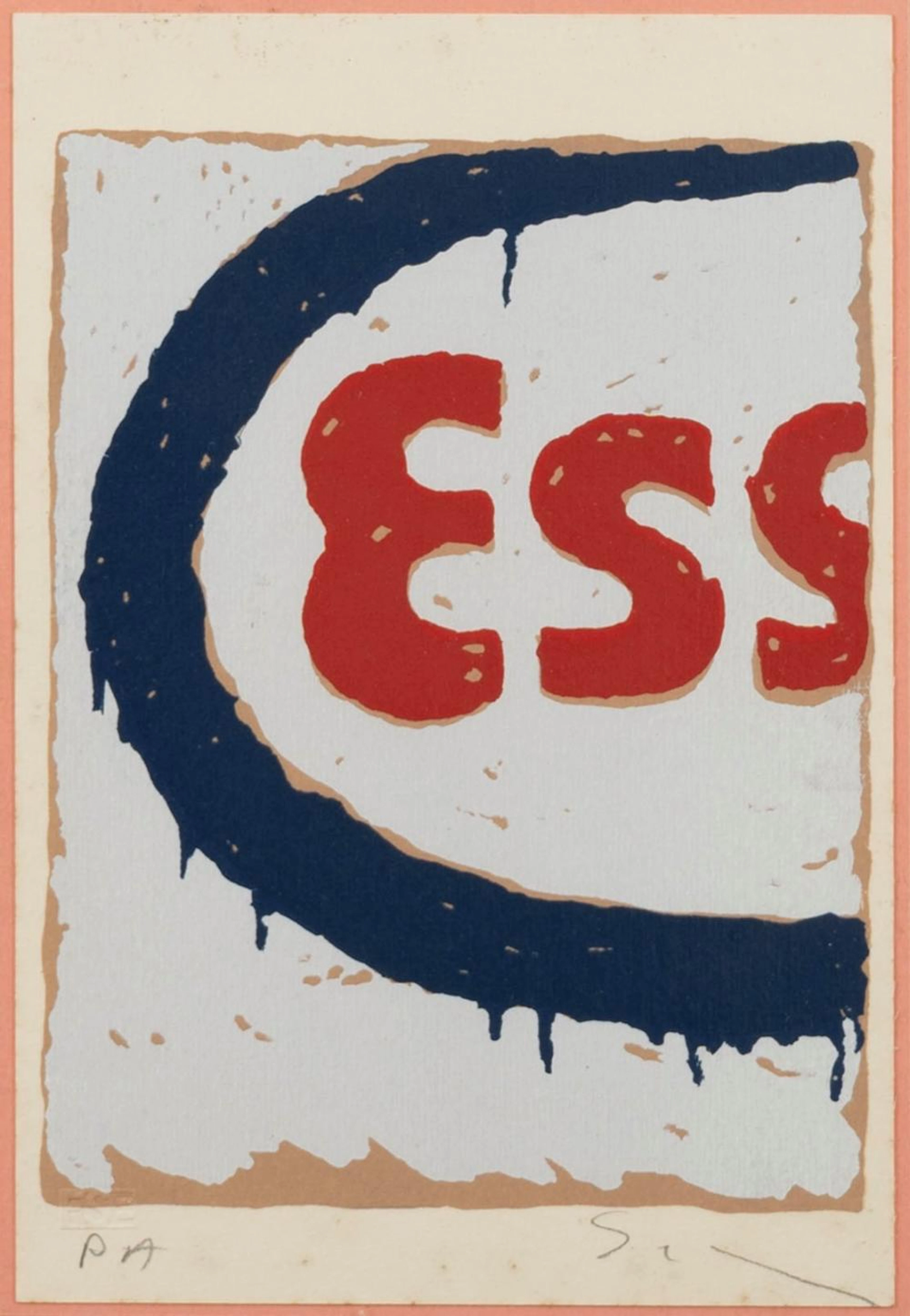 Mario Schifano (Homs 1934-Roma 1998) - Esso