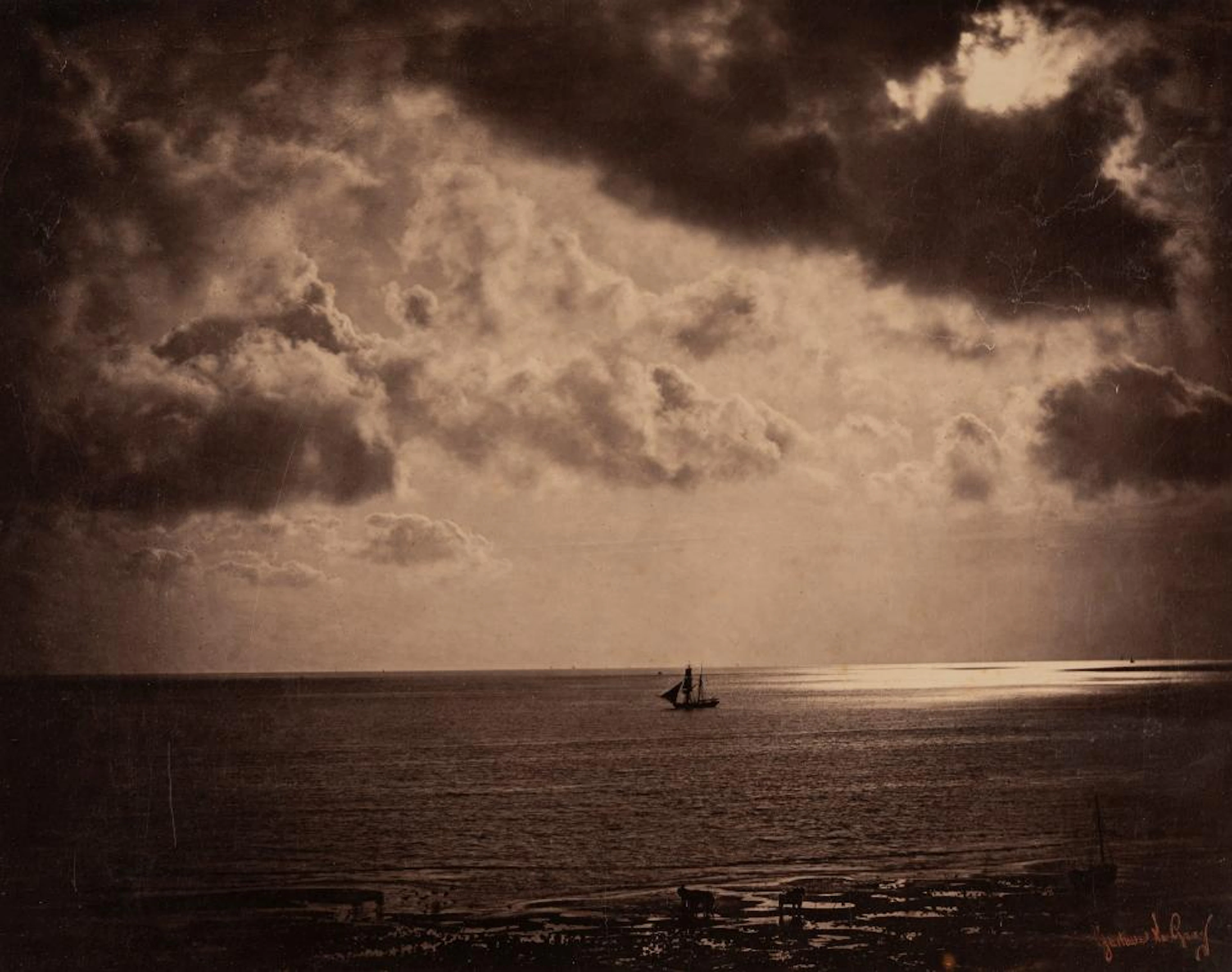 Gustave Le Gray (1820-1884) - Brick au clair de lune, 1856