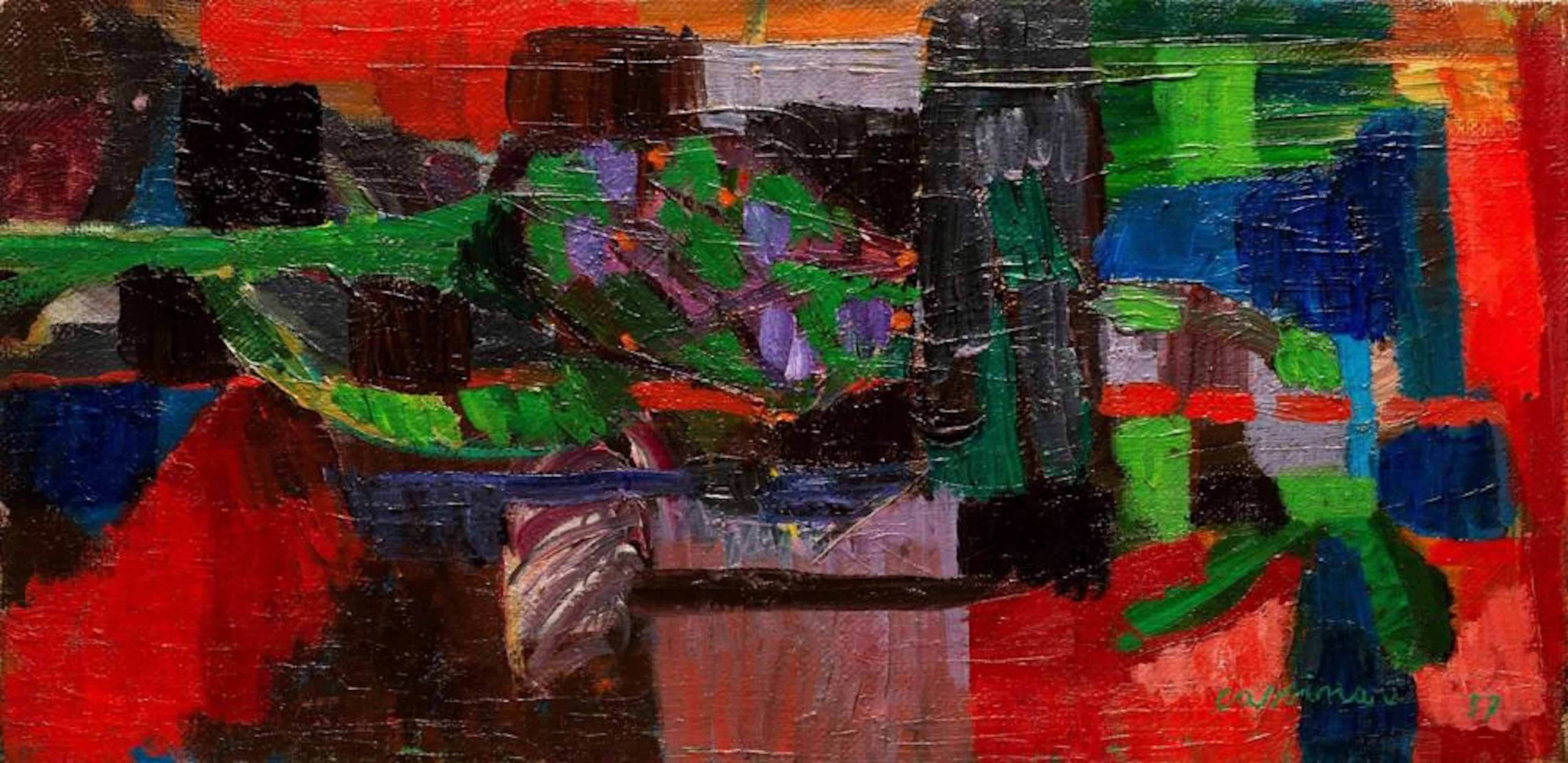 Bruno Cassinari (Piacenza 1912-Milano 1992) - Natura morta, 1957