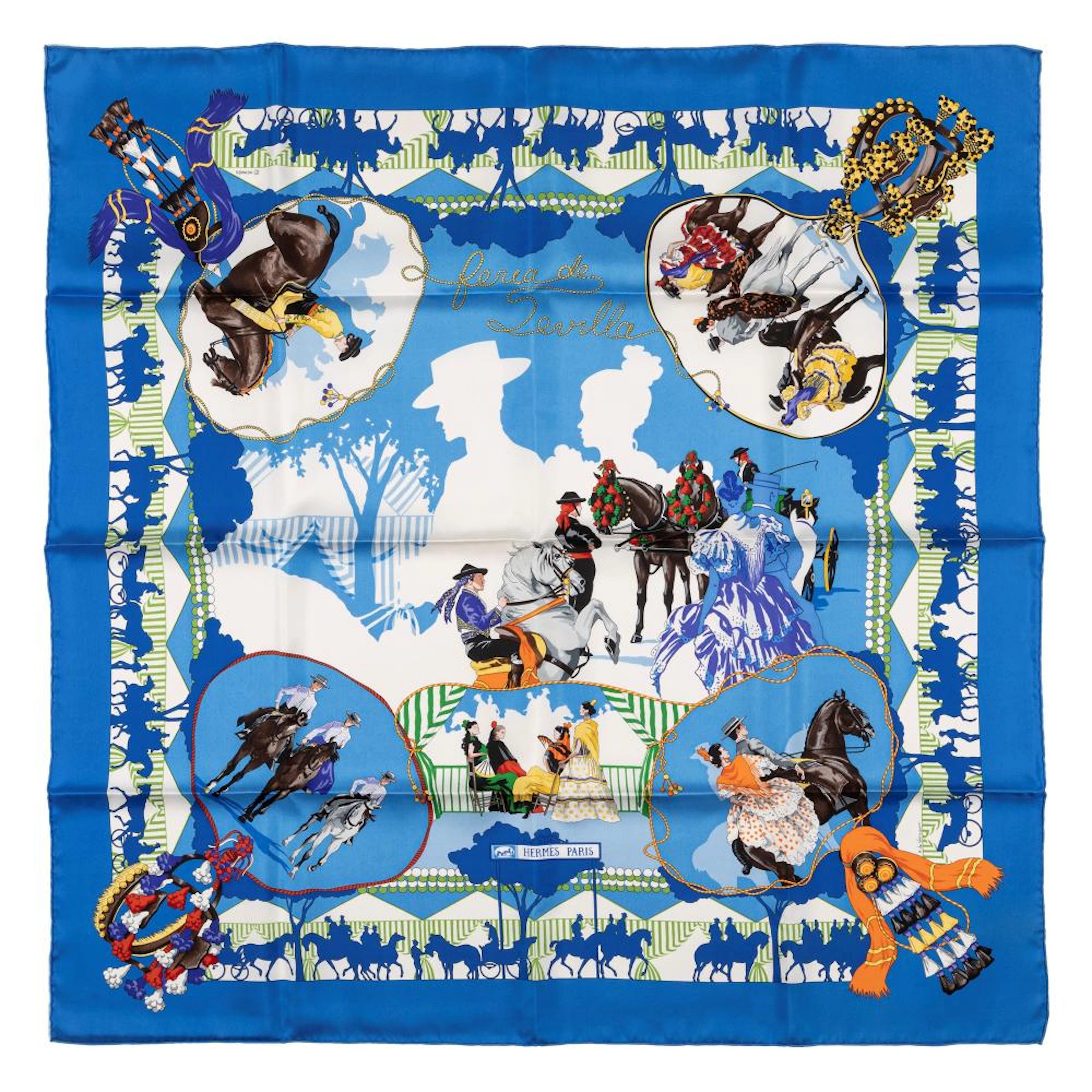 Hermès - Feria de Sevilla silk twill scarf