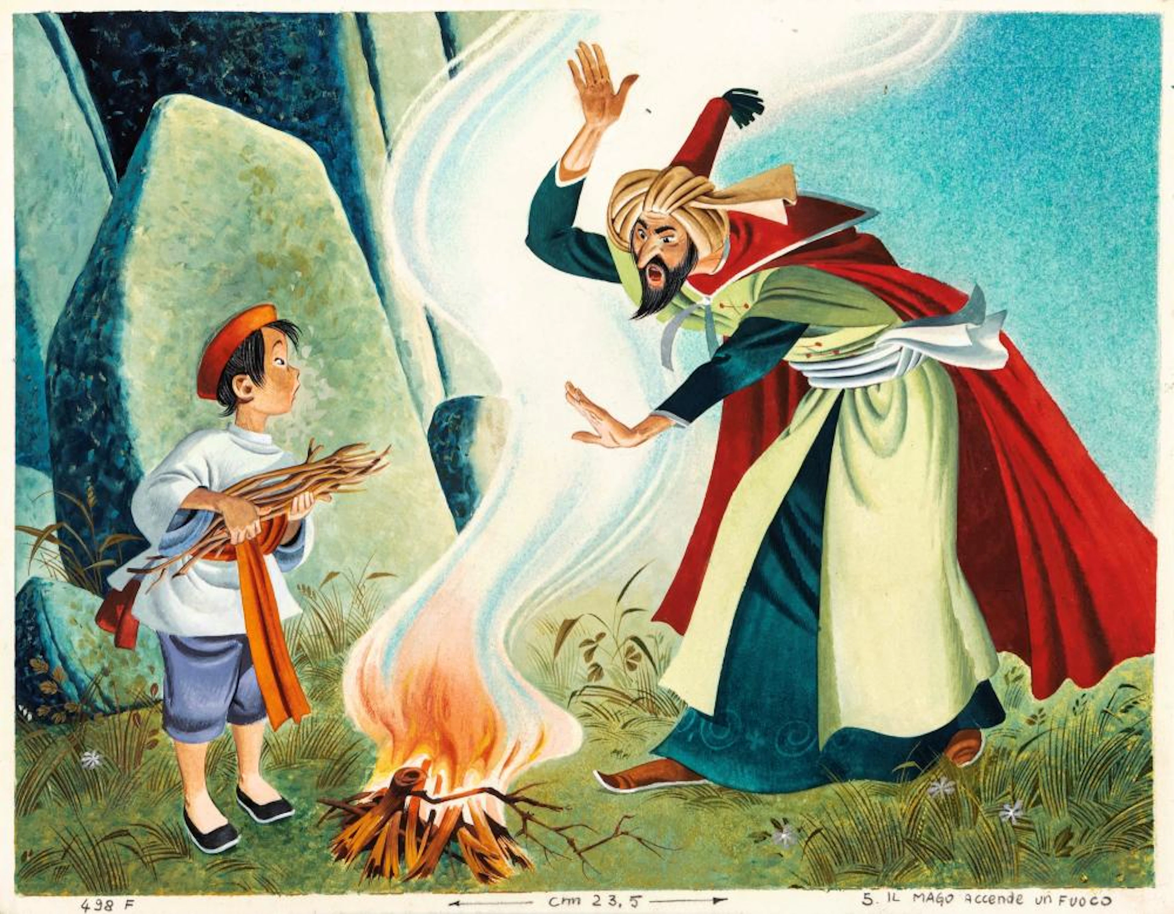 Tony Wolf (Antonio Lupatelli) - Aladdin's lamp, 60's