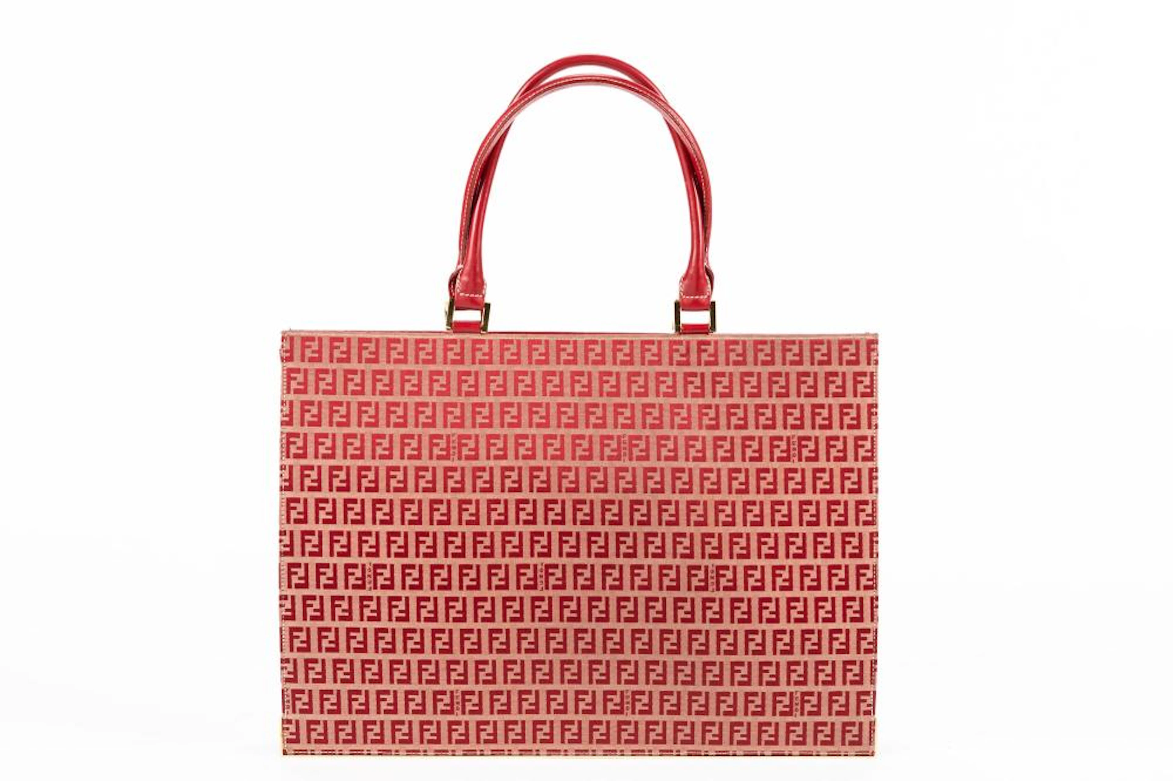 Fendi - Monogram Canvas Sac plat