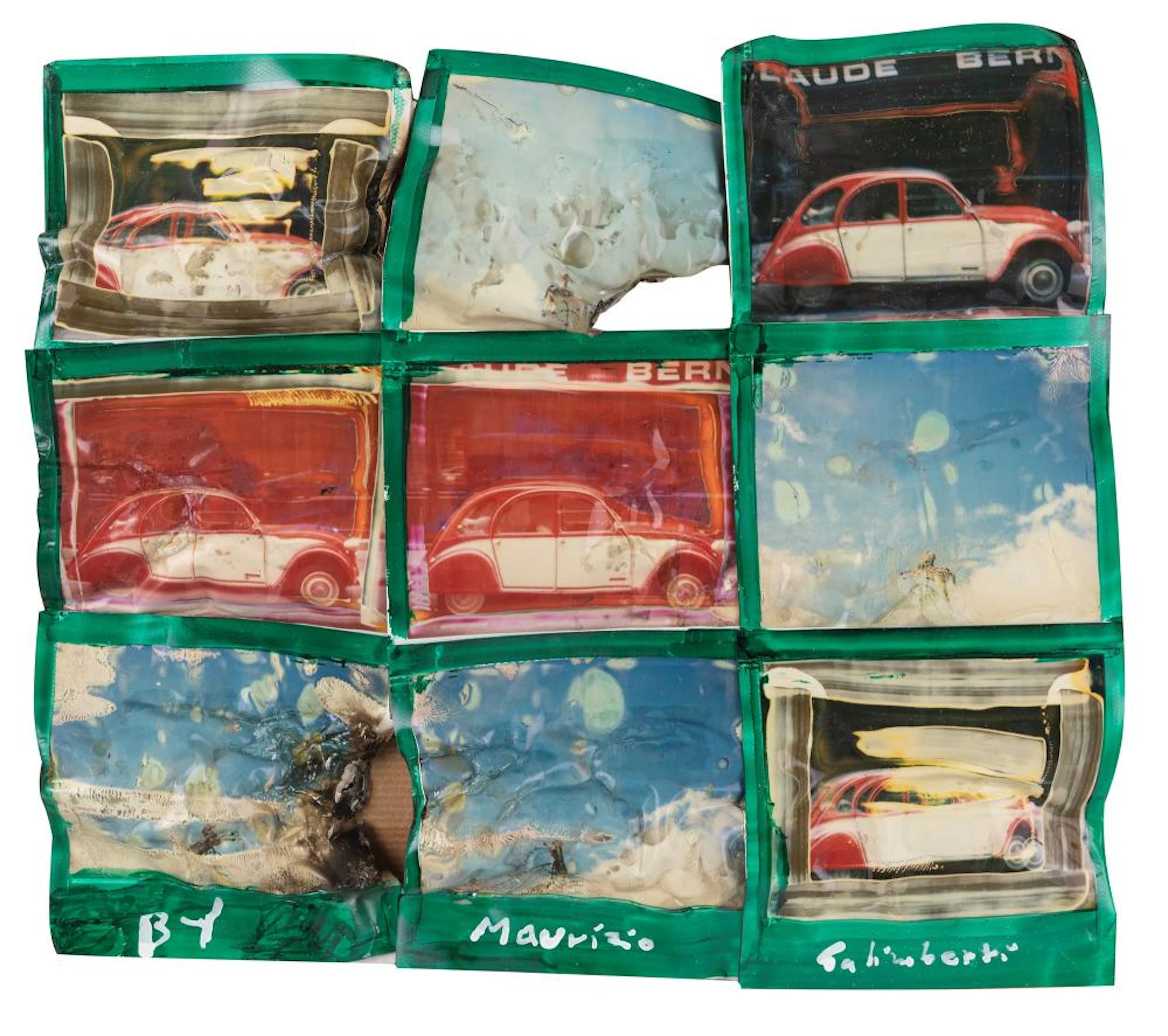 Maurizio Galimberti (1956) - Dada Citroen Cavallino Memory Fire bruciato, 2005