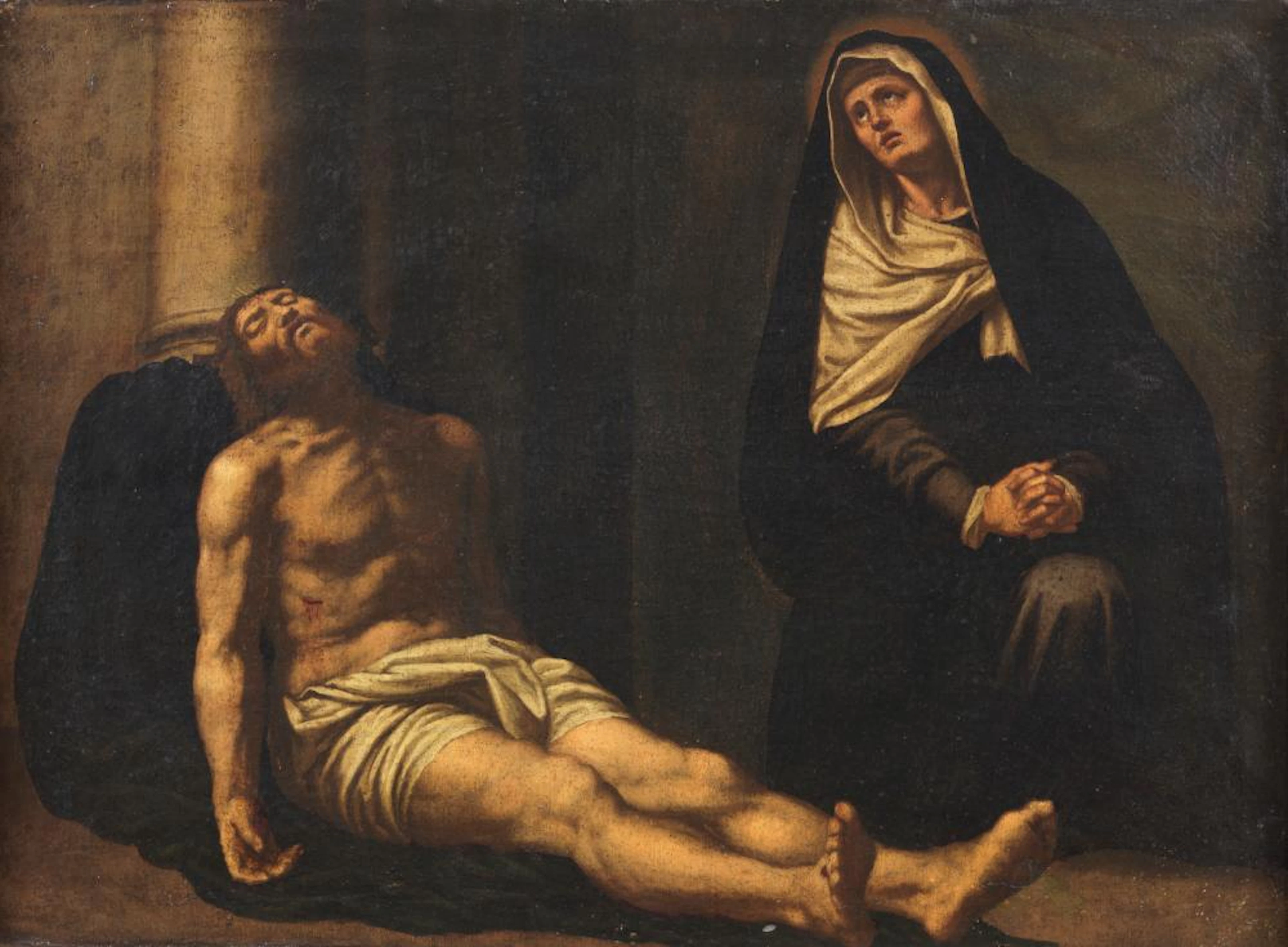 17TH CENTURY SPANISH ARTIST Pietà