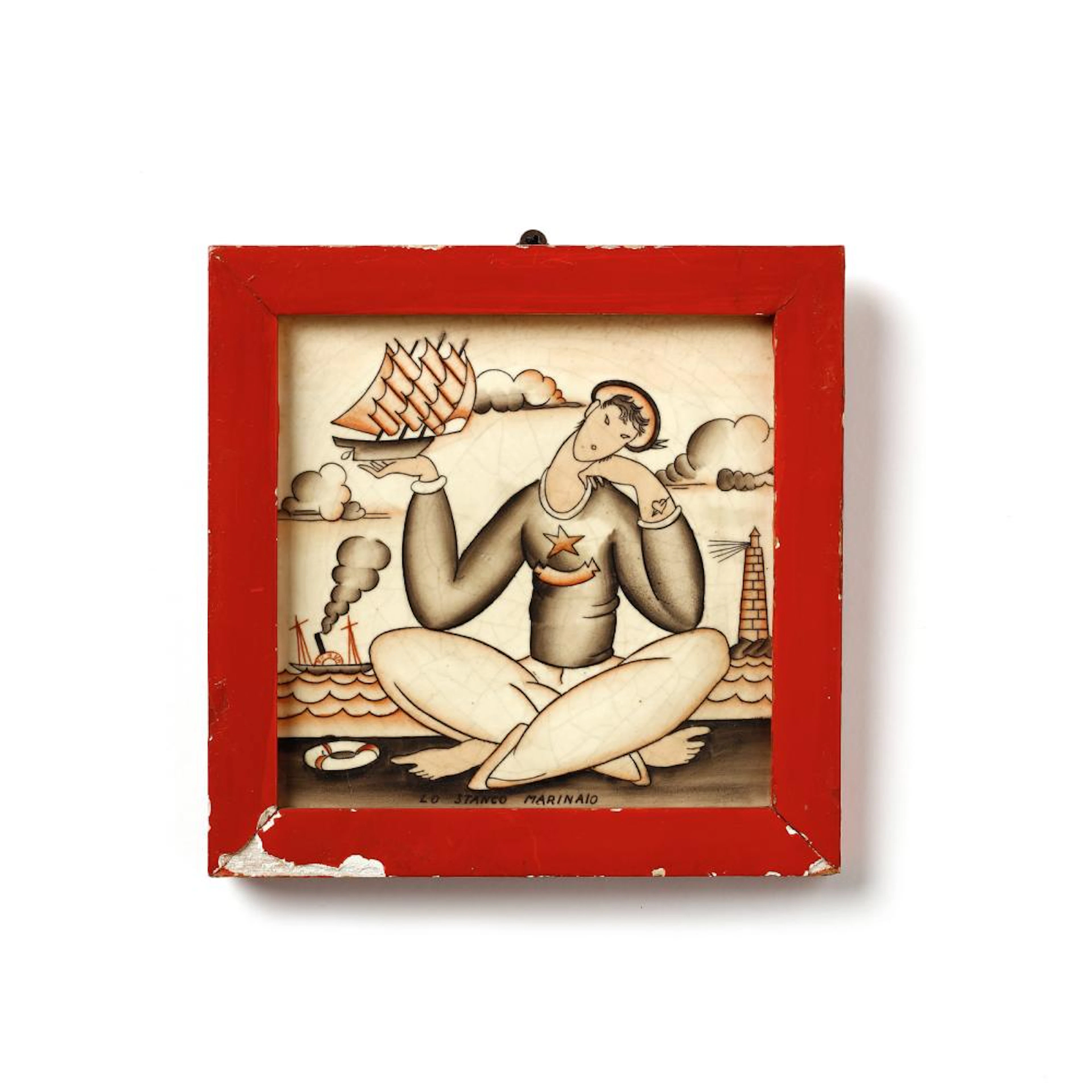 PONTI GIO (1891 - 1979) Pair of tiles