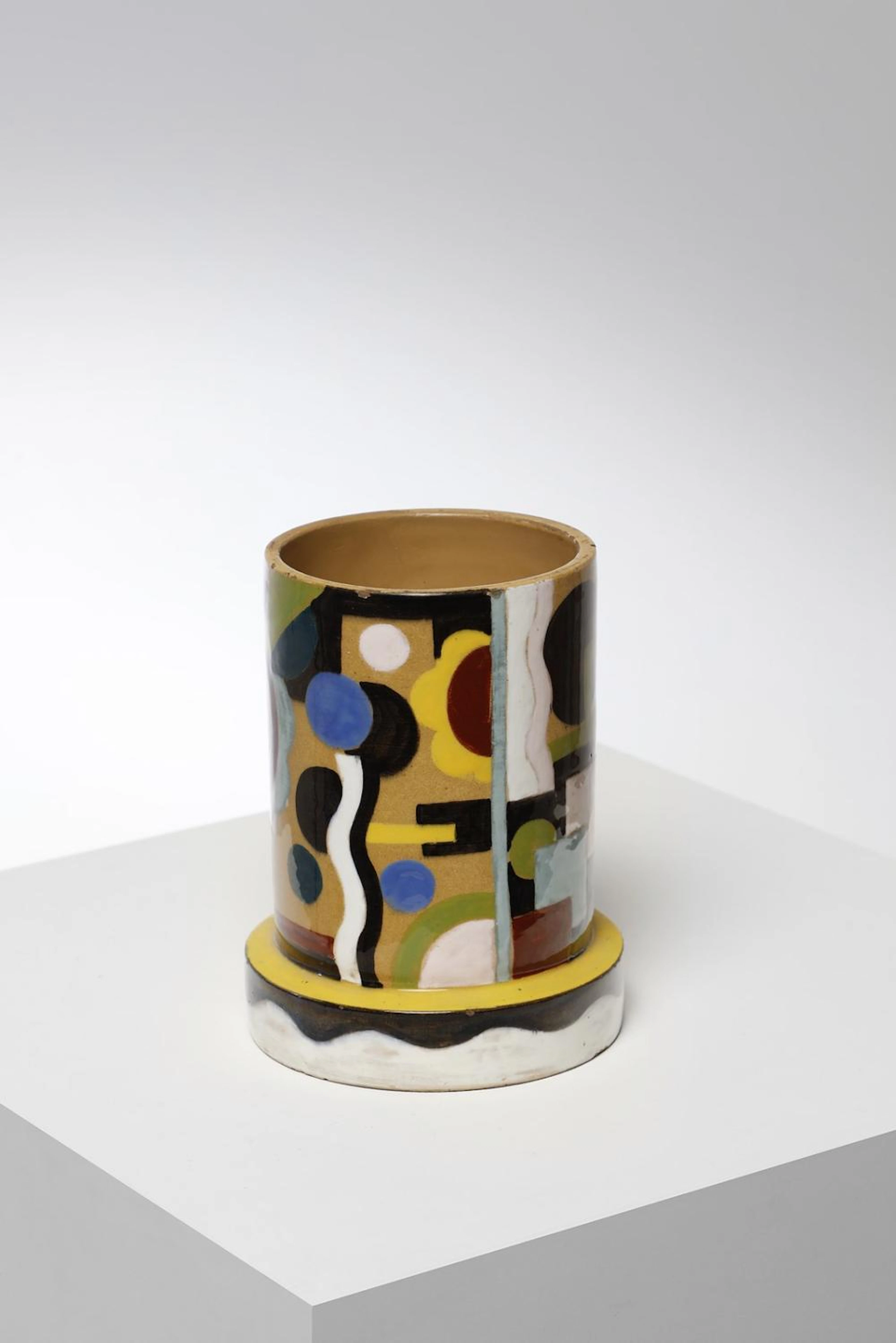 D'ALBISSOLA TULLIO (1879 - 1971) Vase fo rfornace Giuseppe Mazzotti Albissola