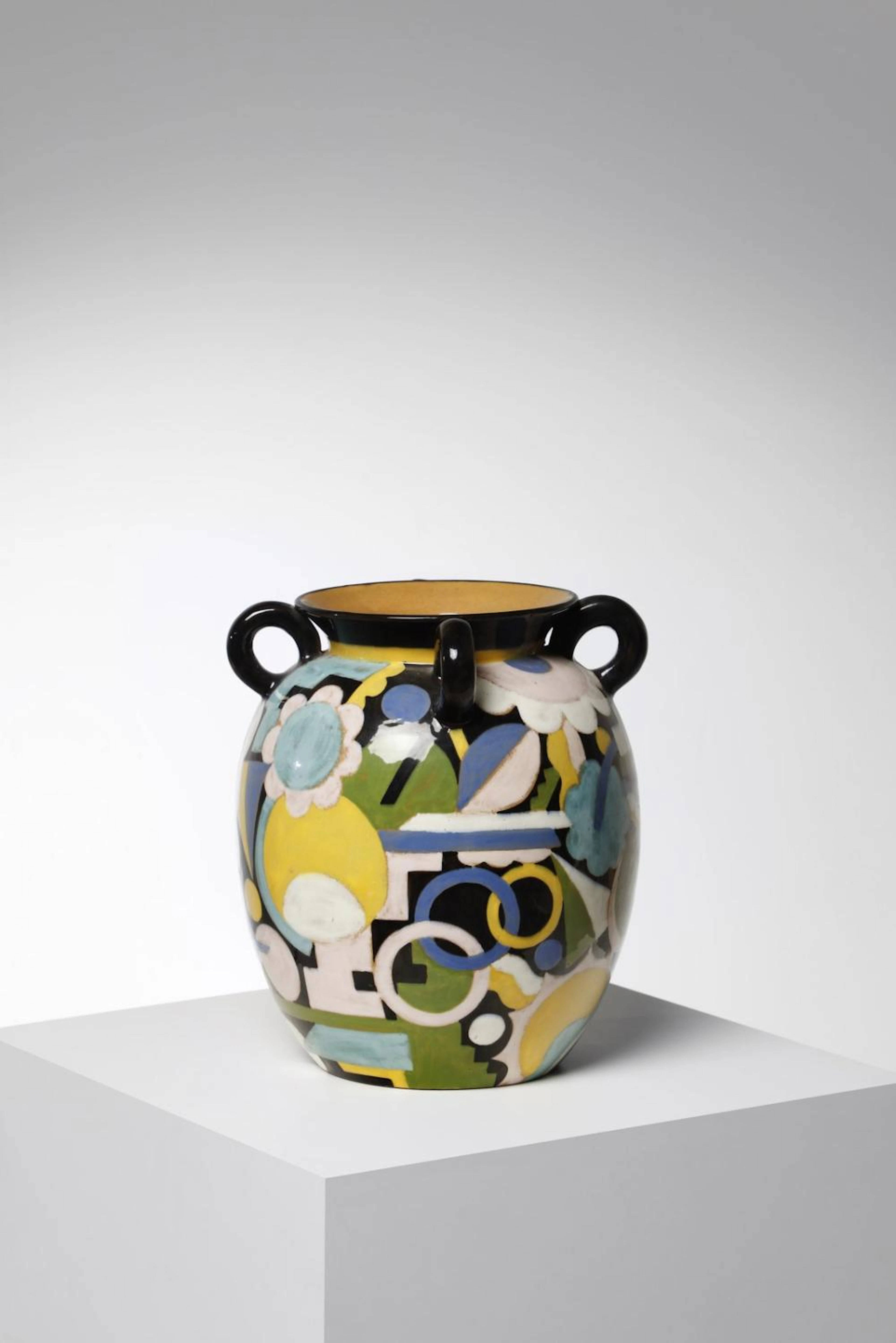 D'ALBISSOLA TULLIO (1879 - 1971) Vase for fornace Giuseppe Mazzotti Albissola