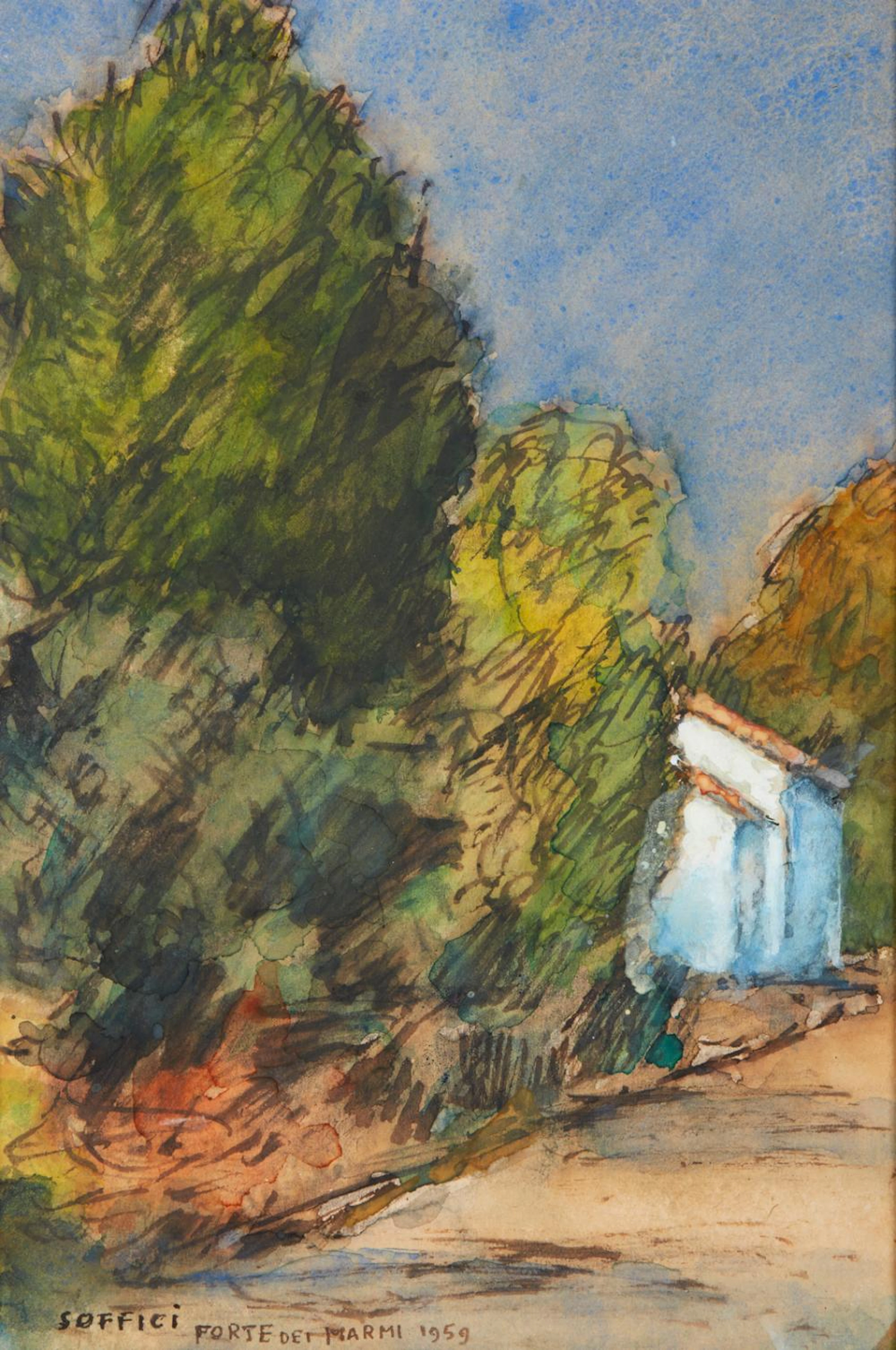 SOFFICI ARDENGO (1879 - 1964) Forte dei Marmi.