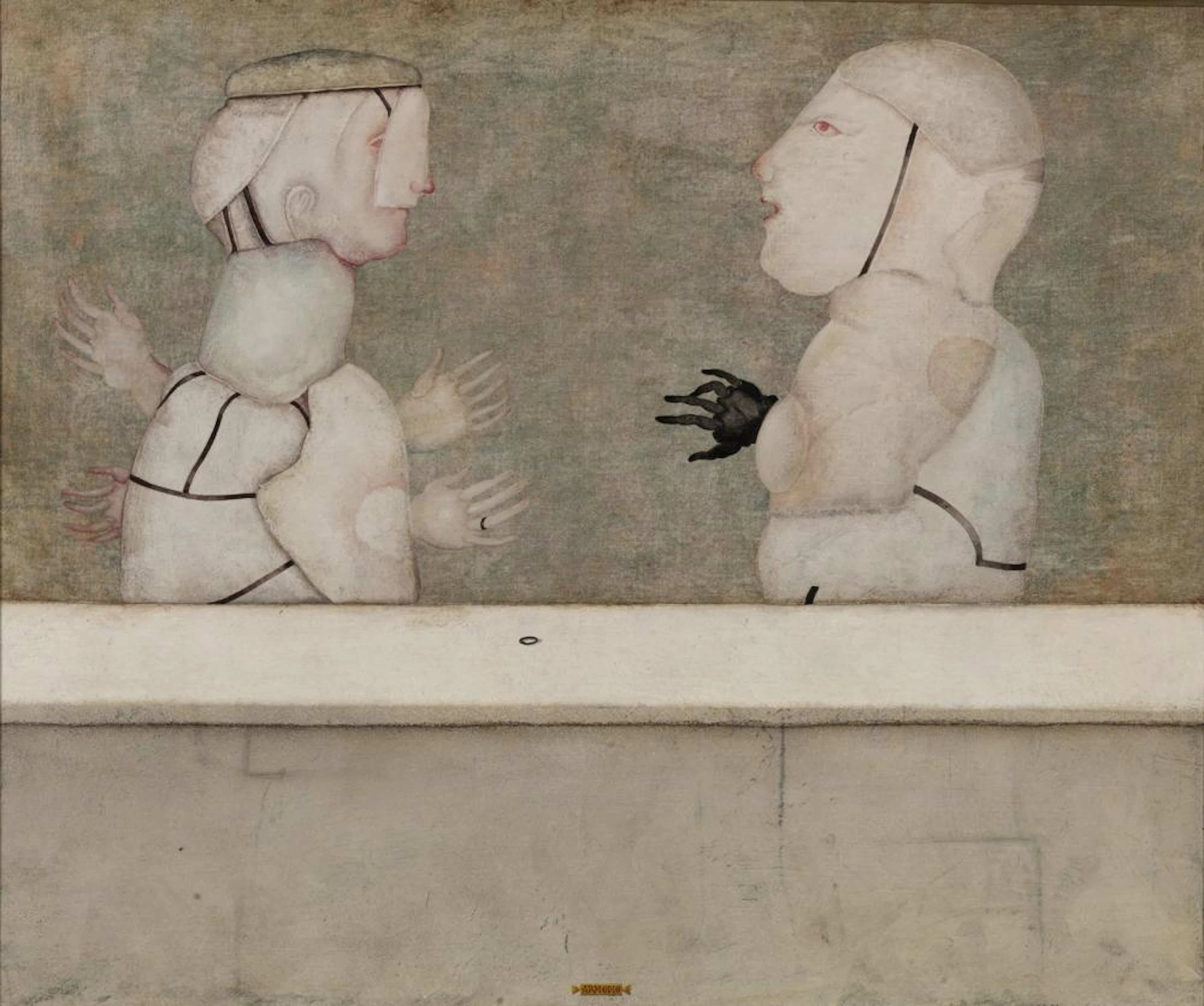 (VILMORE SCHENARDI) ARMODIO (n. 1928) King Solomon and the ring.