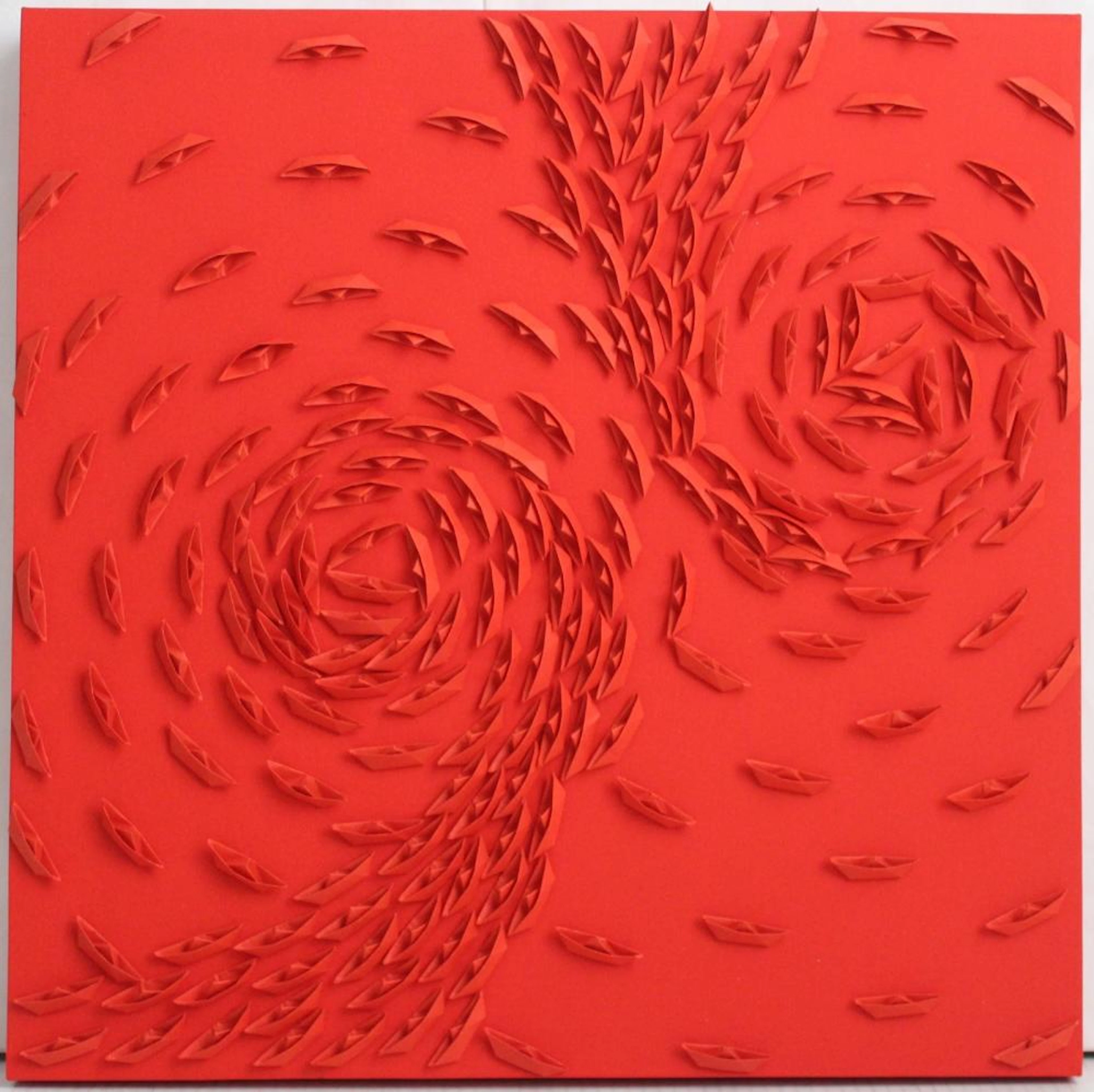 GUSMAROLI RICCARDO (n. 1963) Vortice rosso.