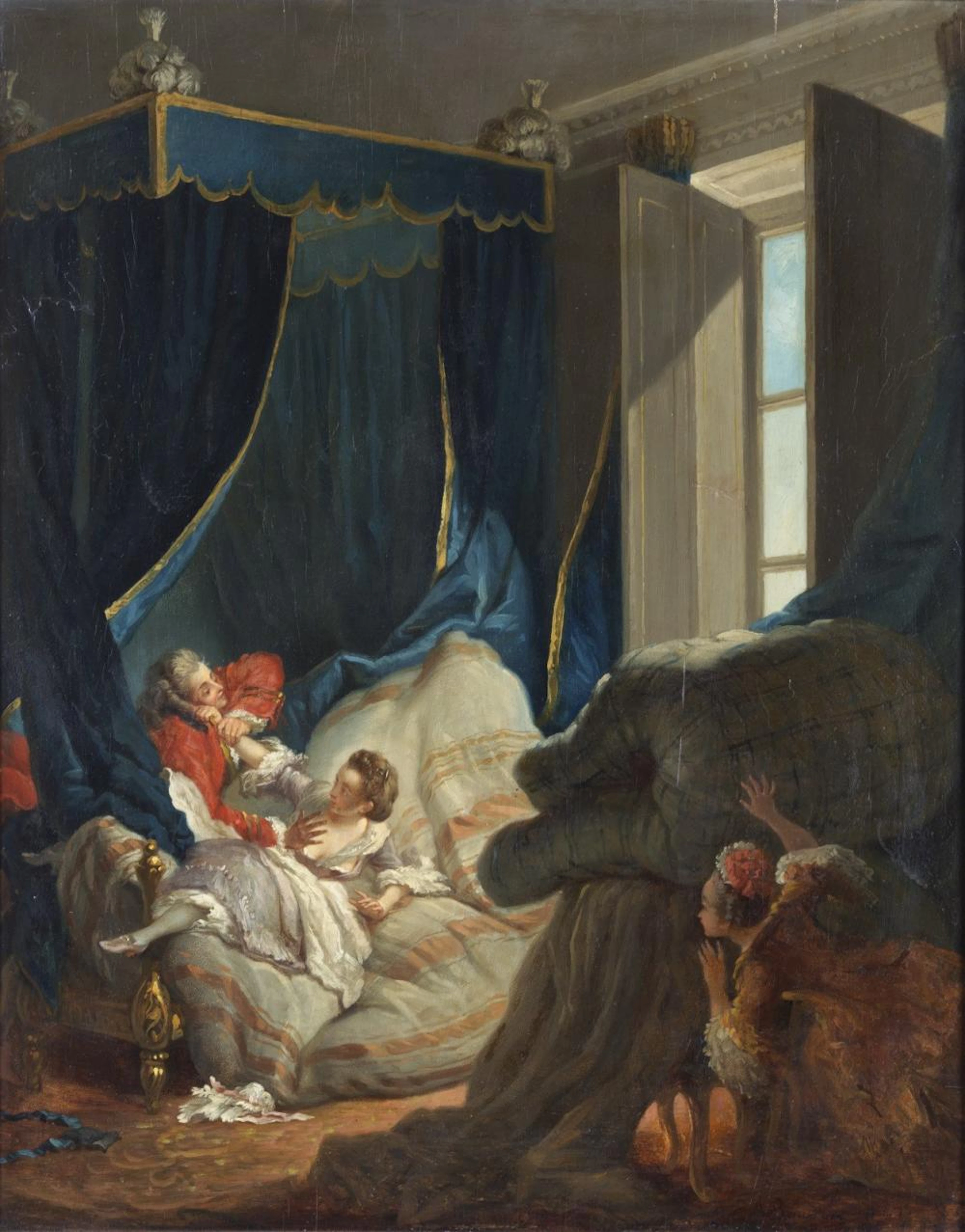 BAUDOIN PIERRE ANTOINE (1723 - 1769) The indiscreet bride.