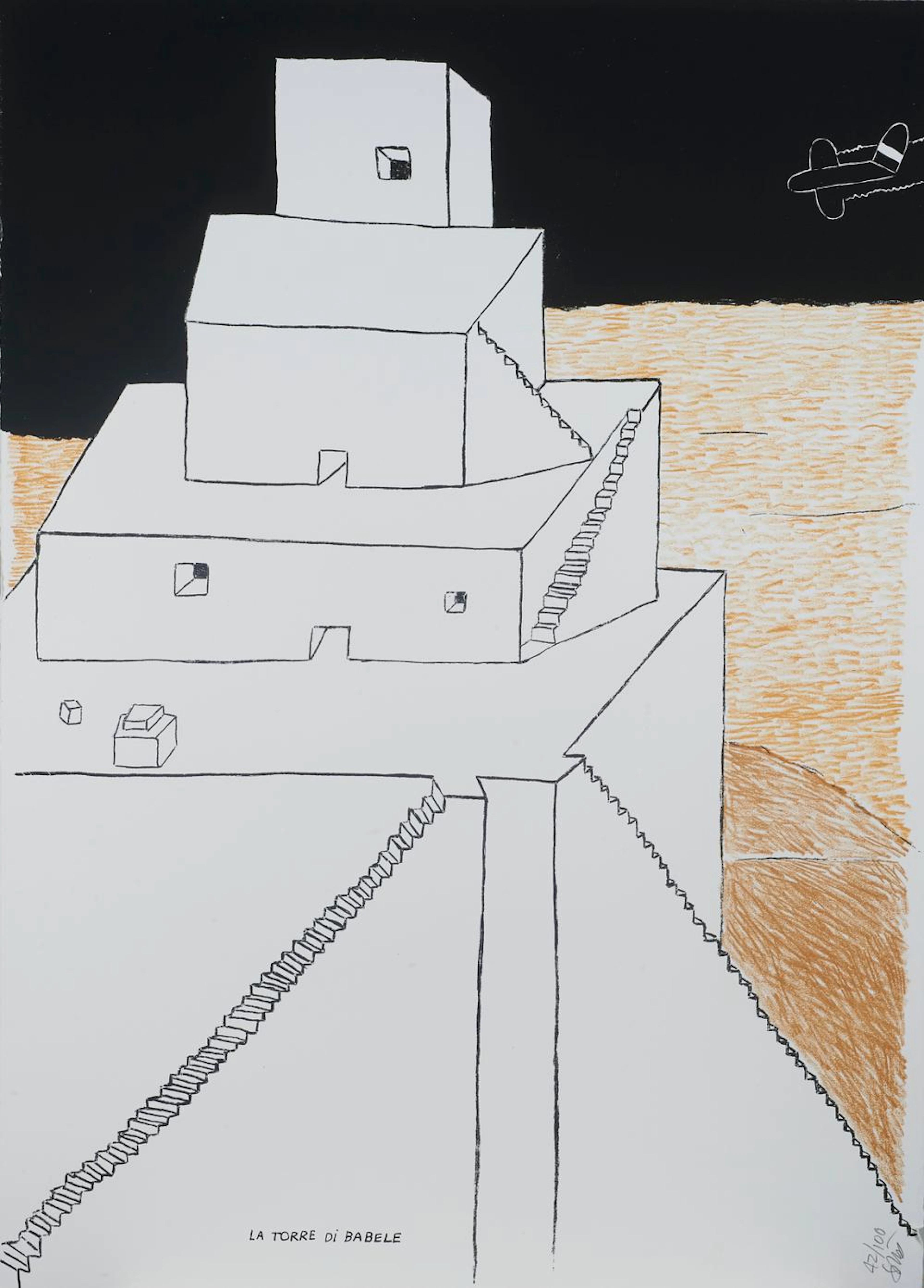 SOTTSASS ETTORE (1917 - 2007) La torre di Babele.