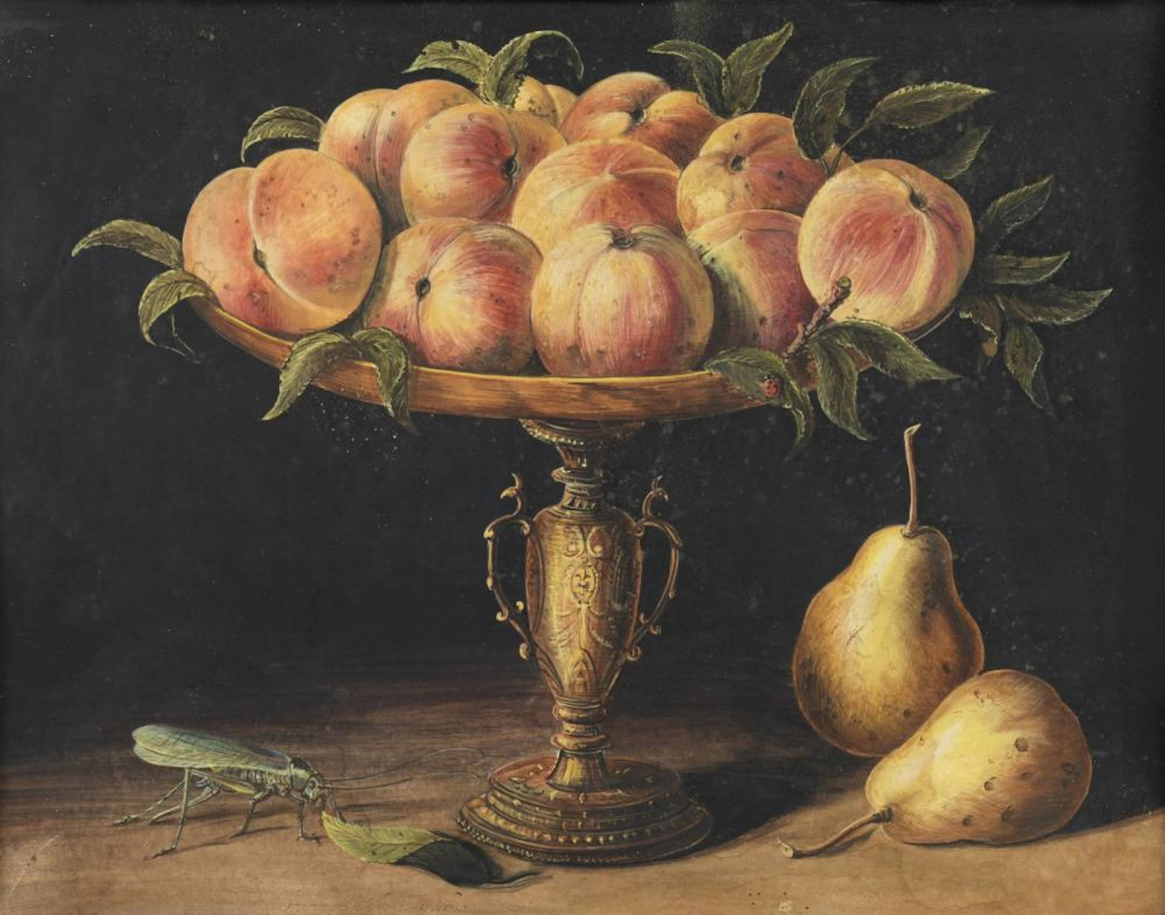 GARZONI GIOVANNA (1600 - 1670) Still life with metal stand