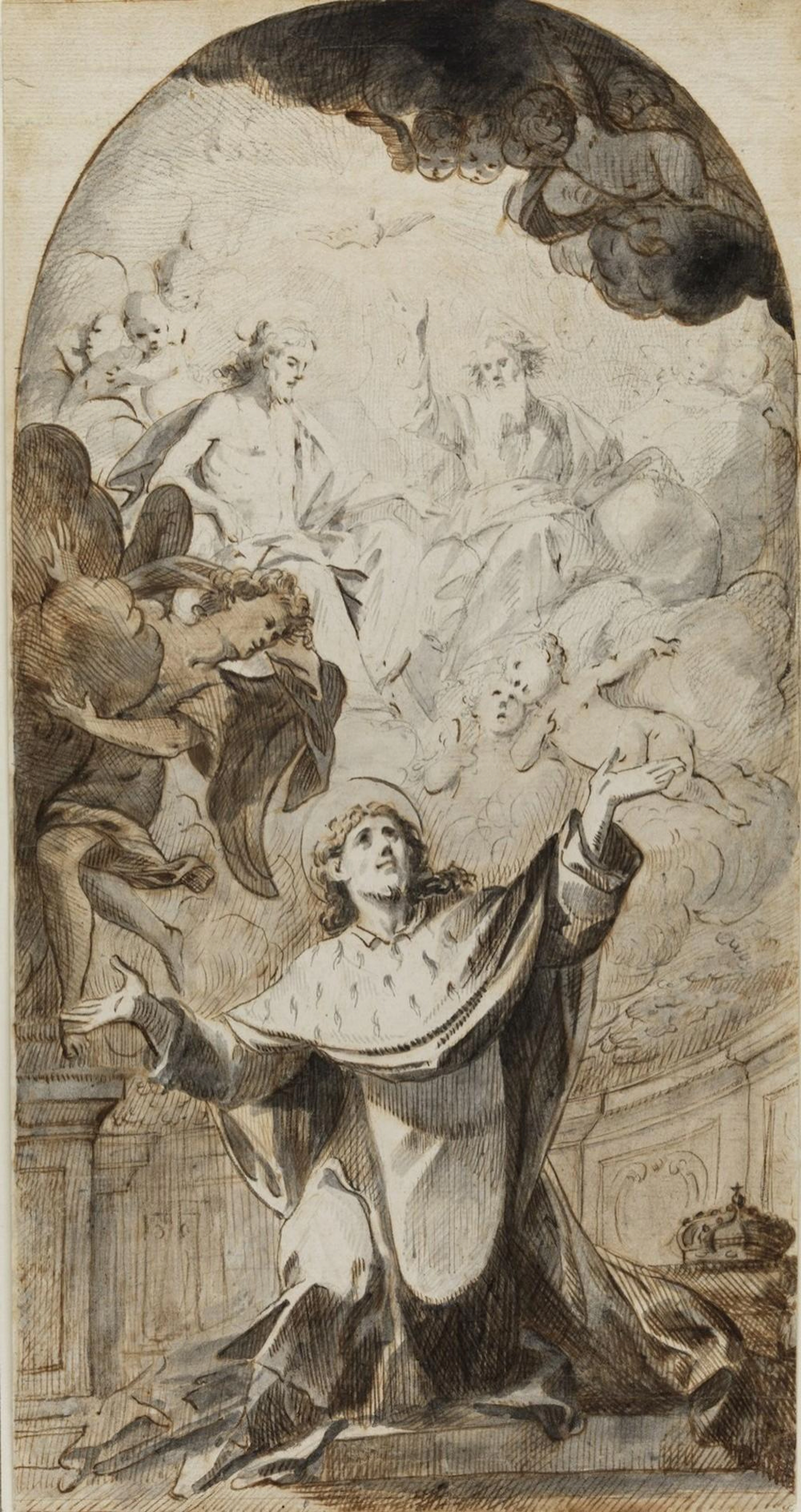 BALESTRA ANTONIO (1666 - 1740) Attributed to. St Louis of the French.