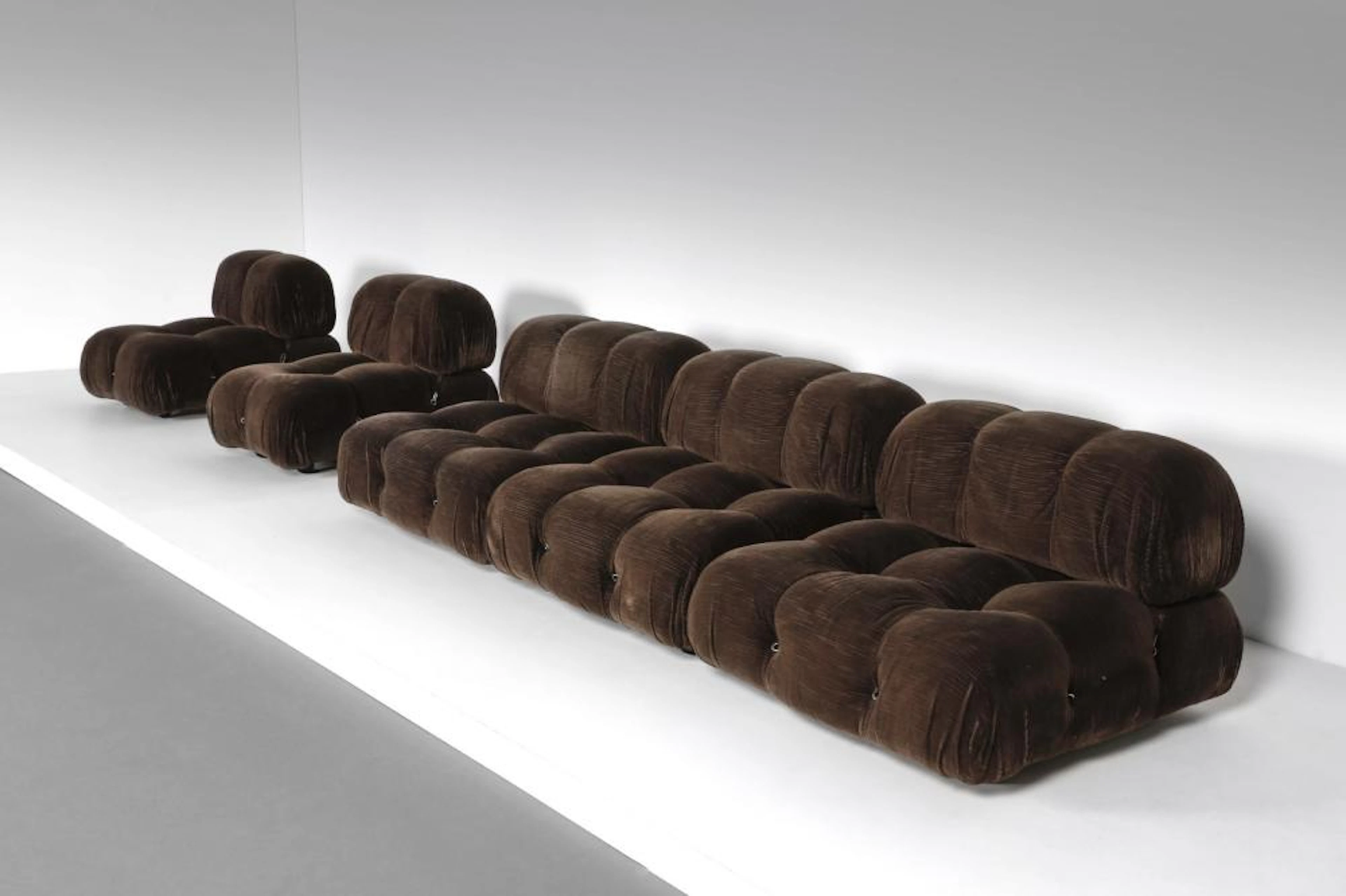 BELLINI MARIO (n. 1935) Camaleonda sofa, B&B production, seven pieces