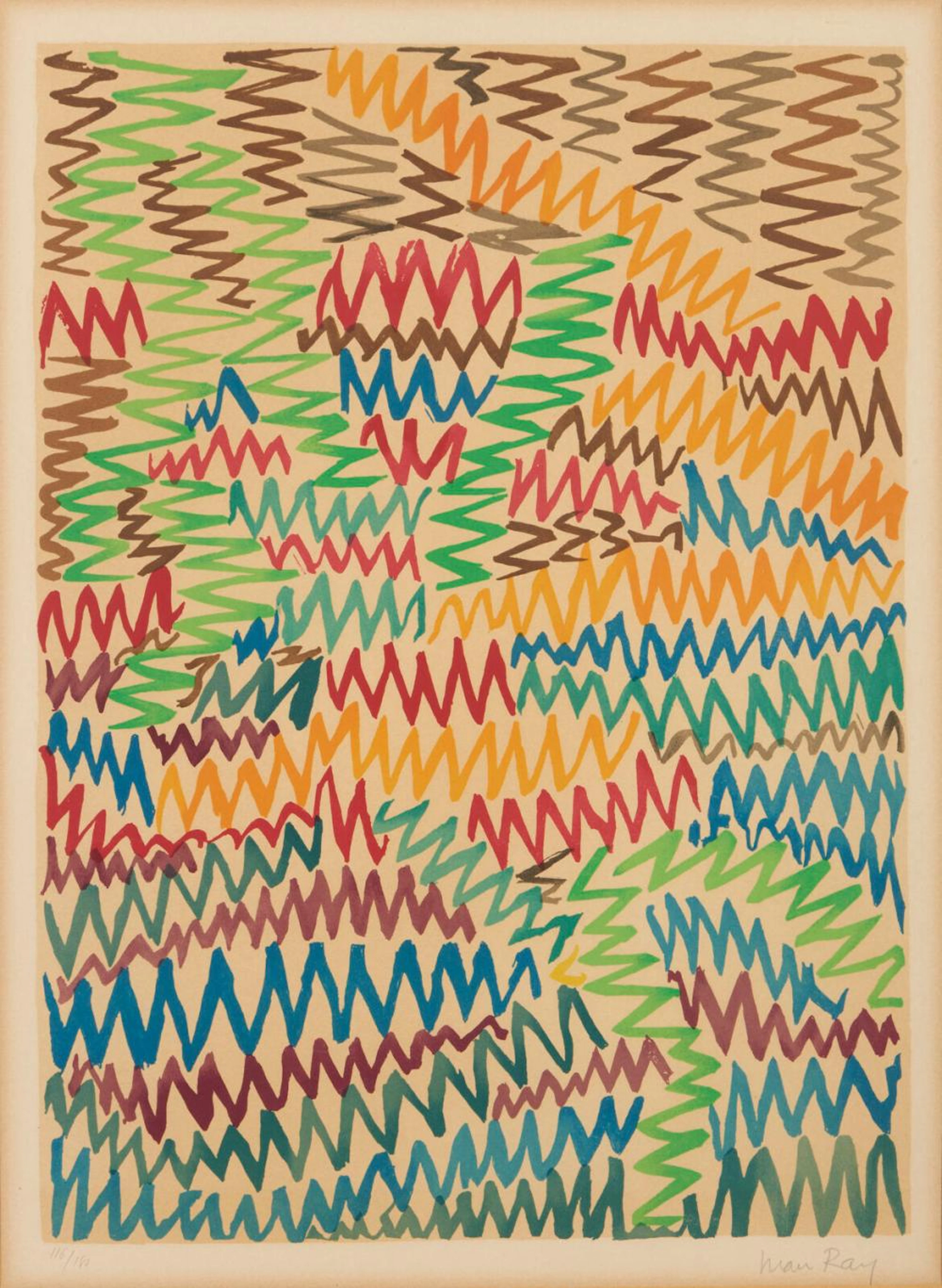 MAN RAY (1890 - 1976) - Frrom folder de l'origine des espéces.