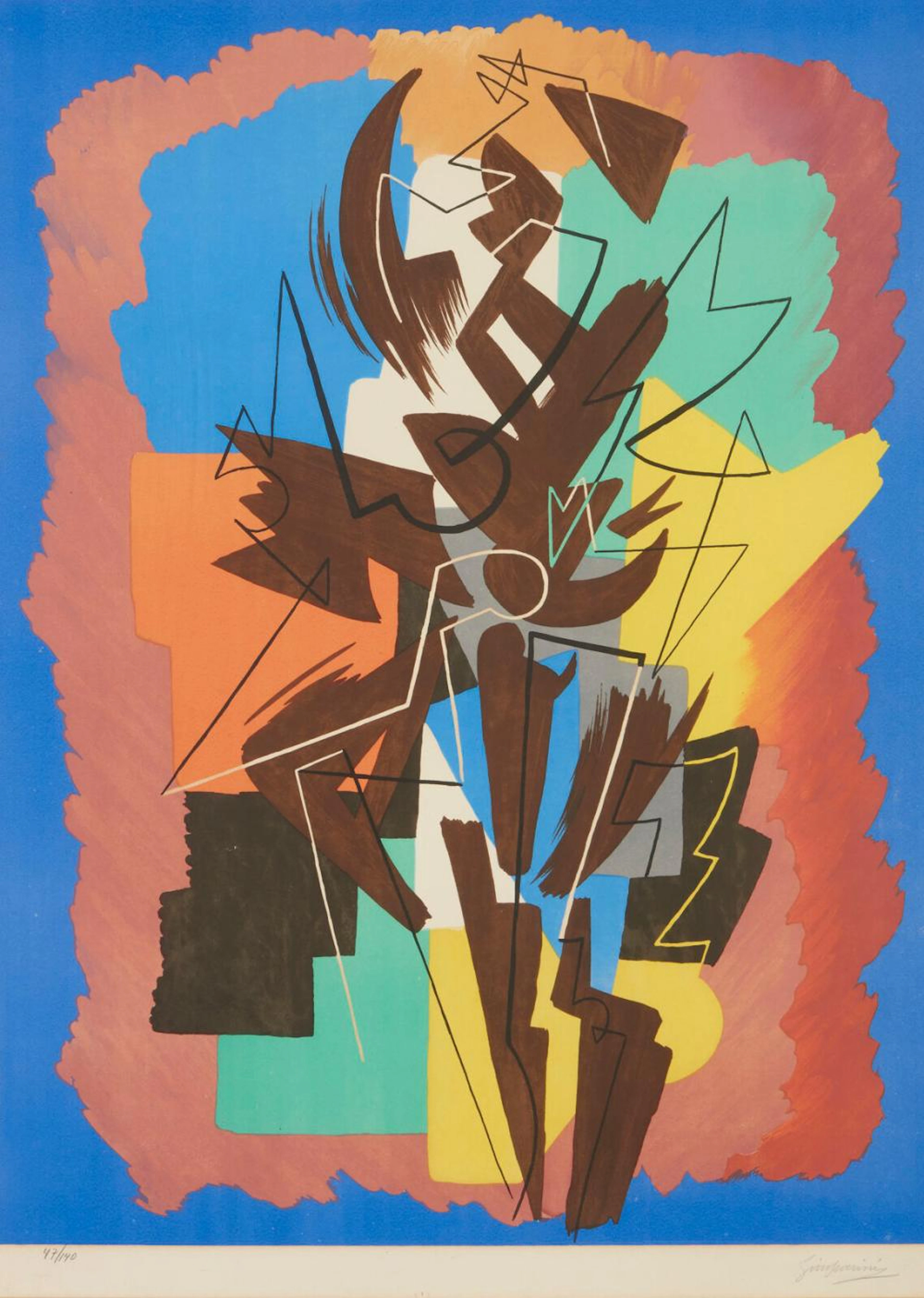 SEVERINI GINO (1883 - 1966) - Danse Espagnole.