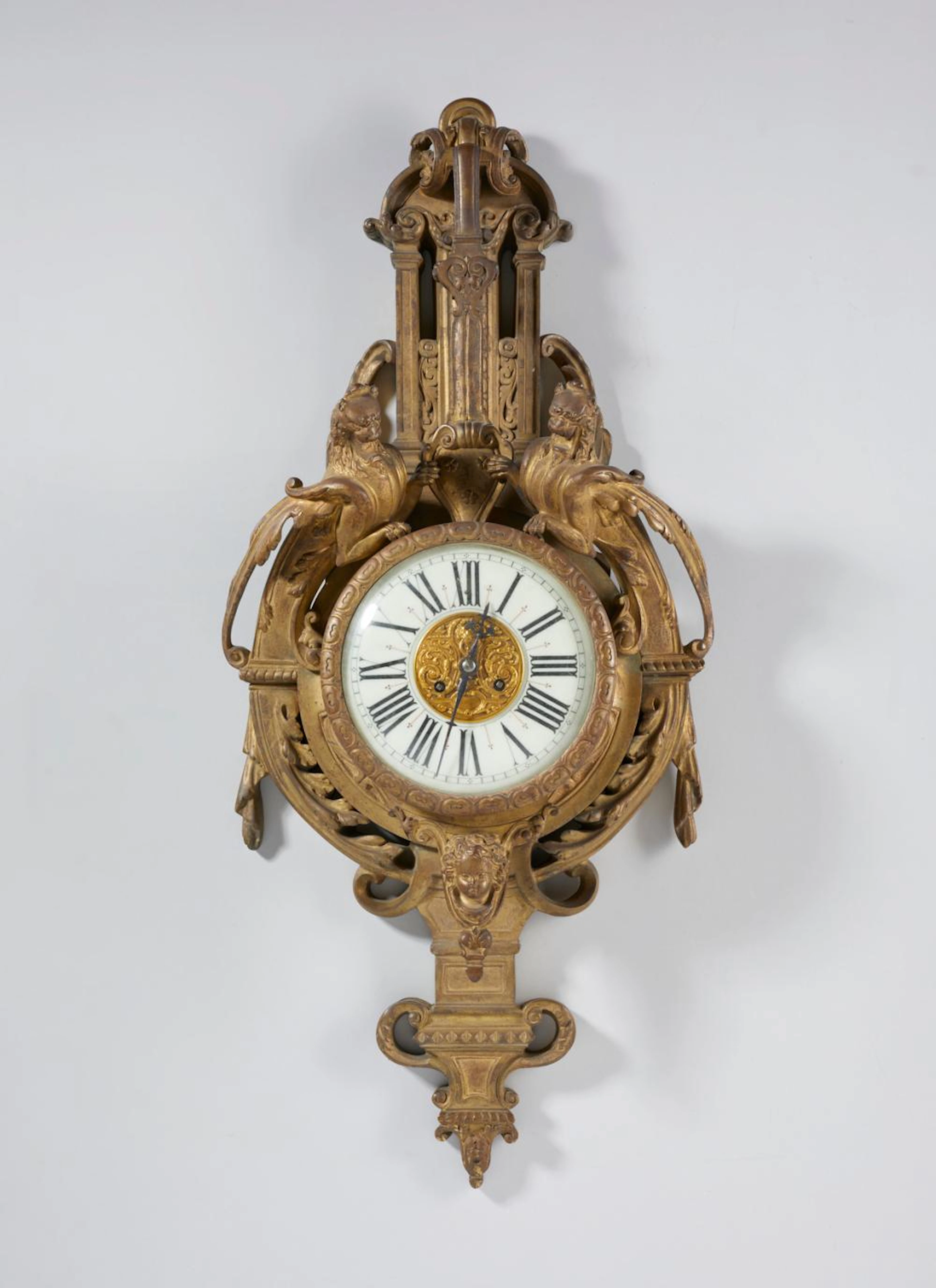 MANIFATTURA FRANCESE DEL XIX SECOLO - A gilt bronze...