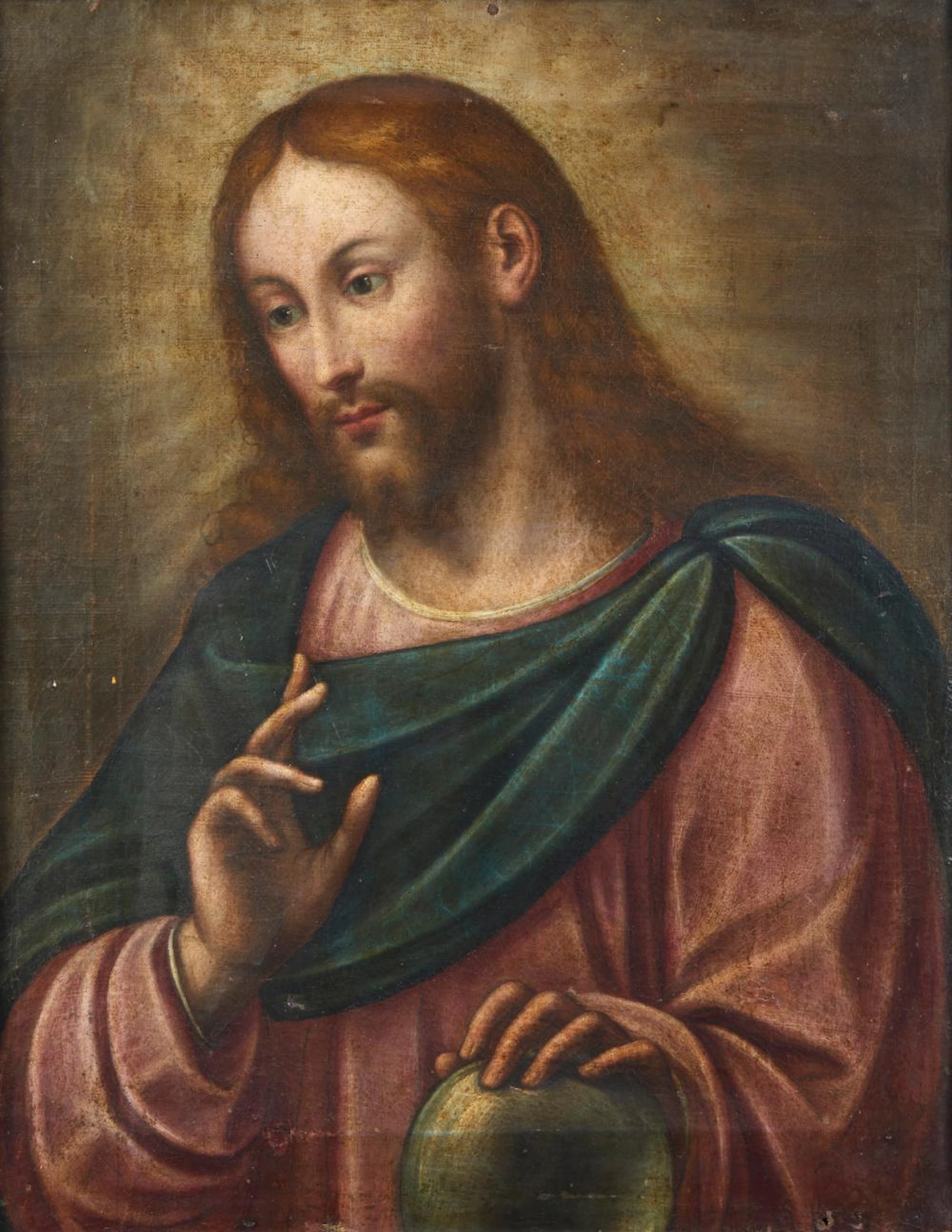 ARTISTA DEL XVII SECOLO - Salvator Mundi