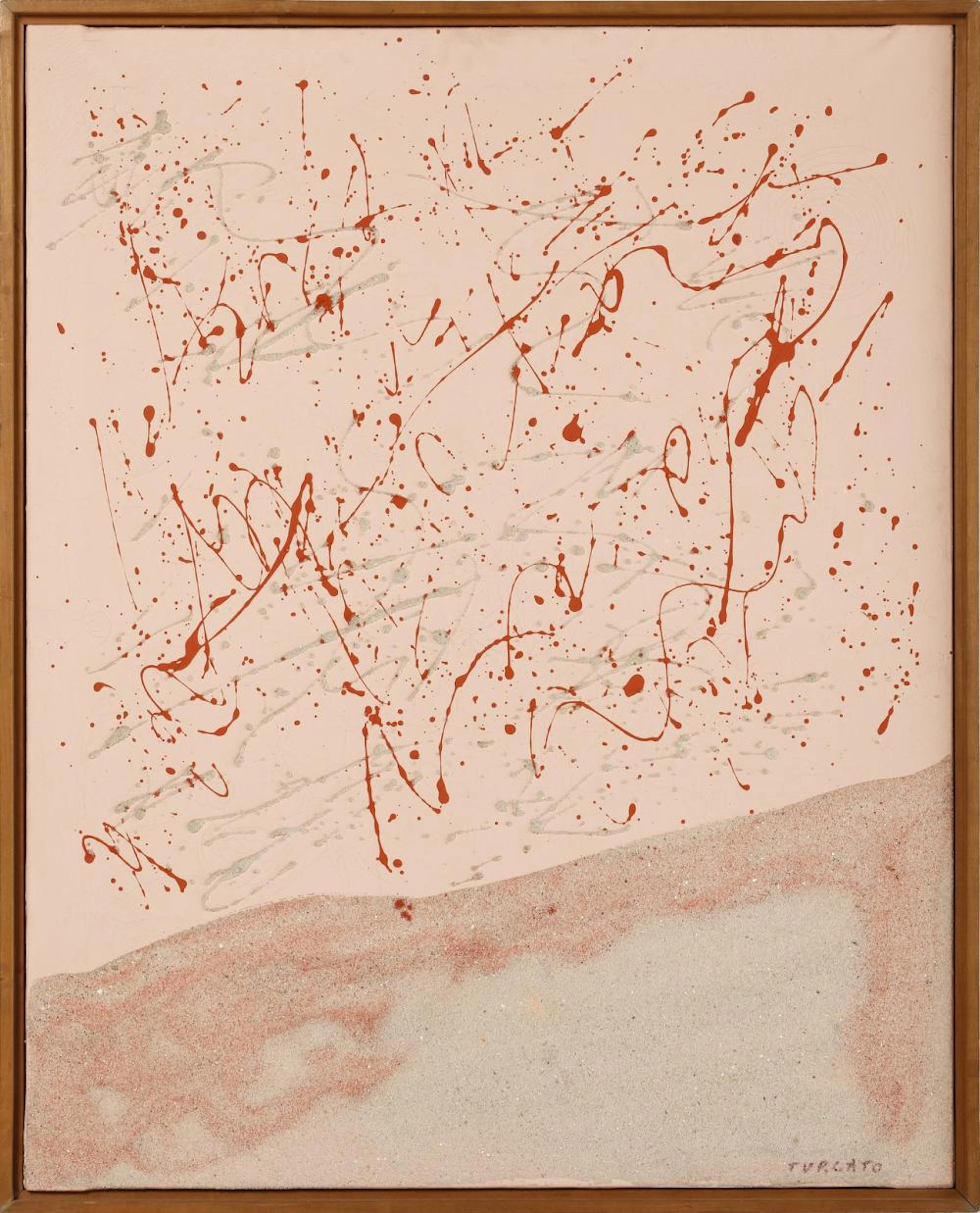 TURCATO GIULIO (1912 - 1995) Mosche cinesi.
