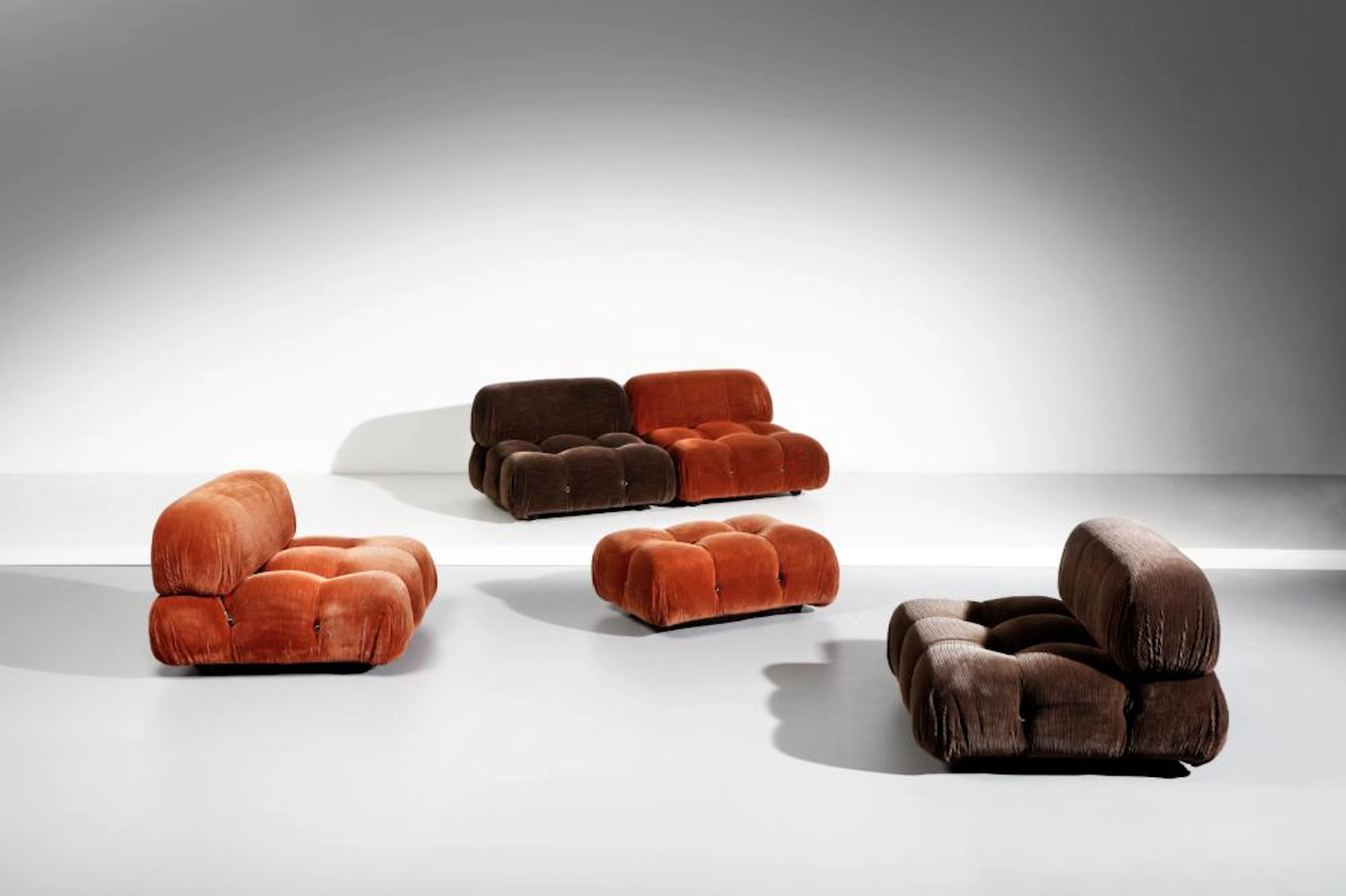 BELLINI MARIO (n. 1935) Camaleonda sofa for B&B Italia (5 forms)