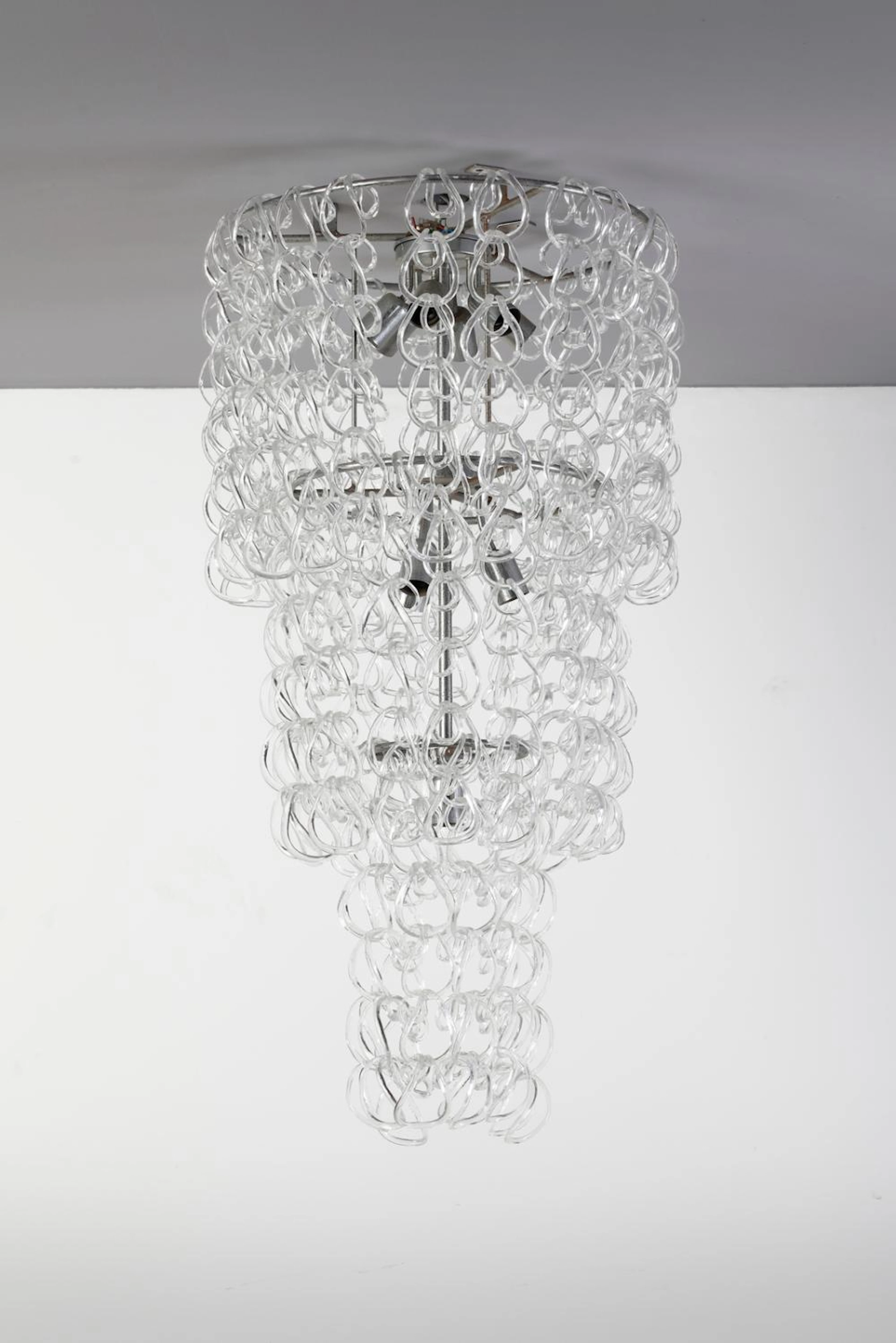 MANGIAROTTI ANGELO (1921 - 2012) Giogali ceiling lamp for Vetreria Vistosi
