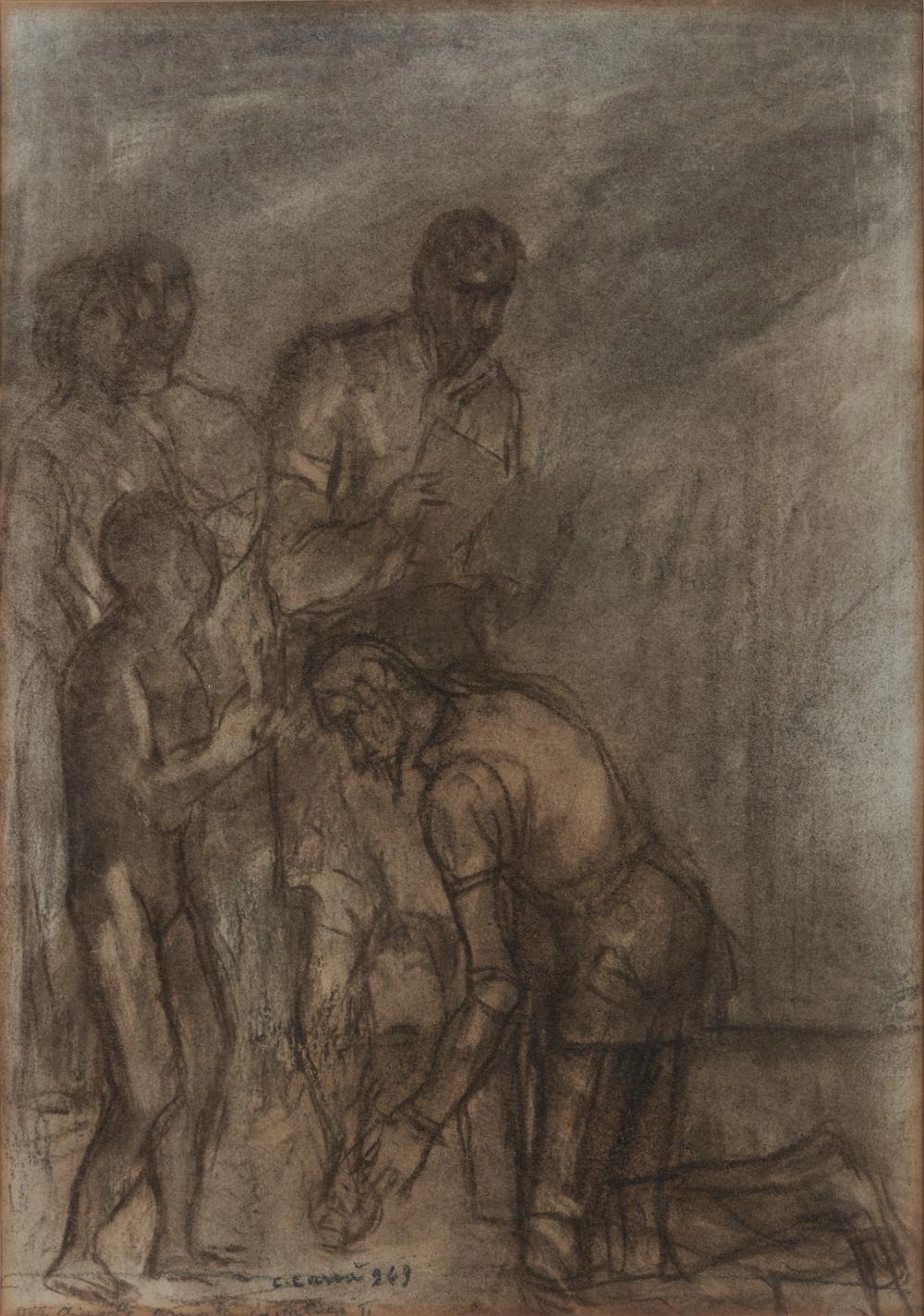 CARRA' CARLO (1881 - 1966) - Don Chisciotte armato cavaliere. II.