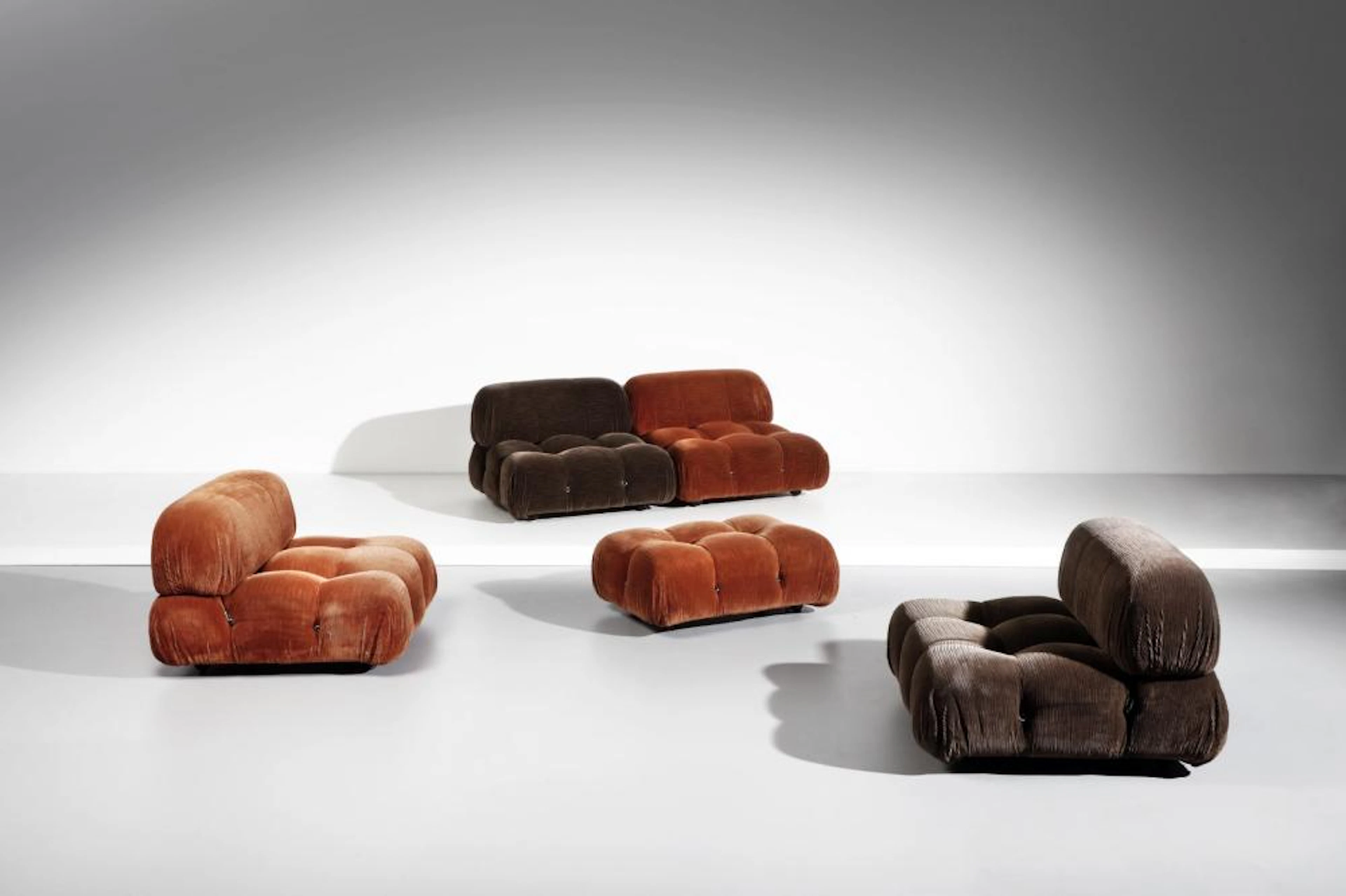 BELLINI MARIO (n. 1935) Camaleonda sofa for B&B Italia (5 forms)