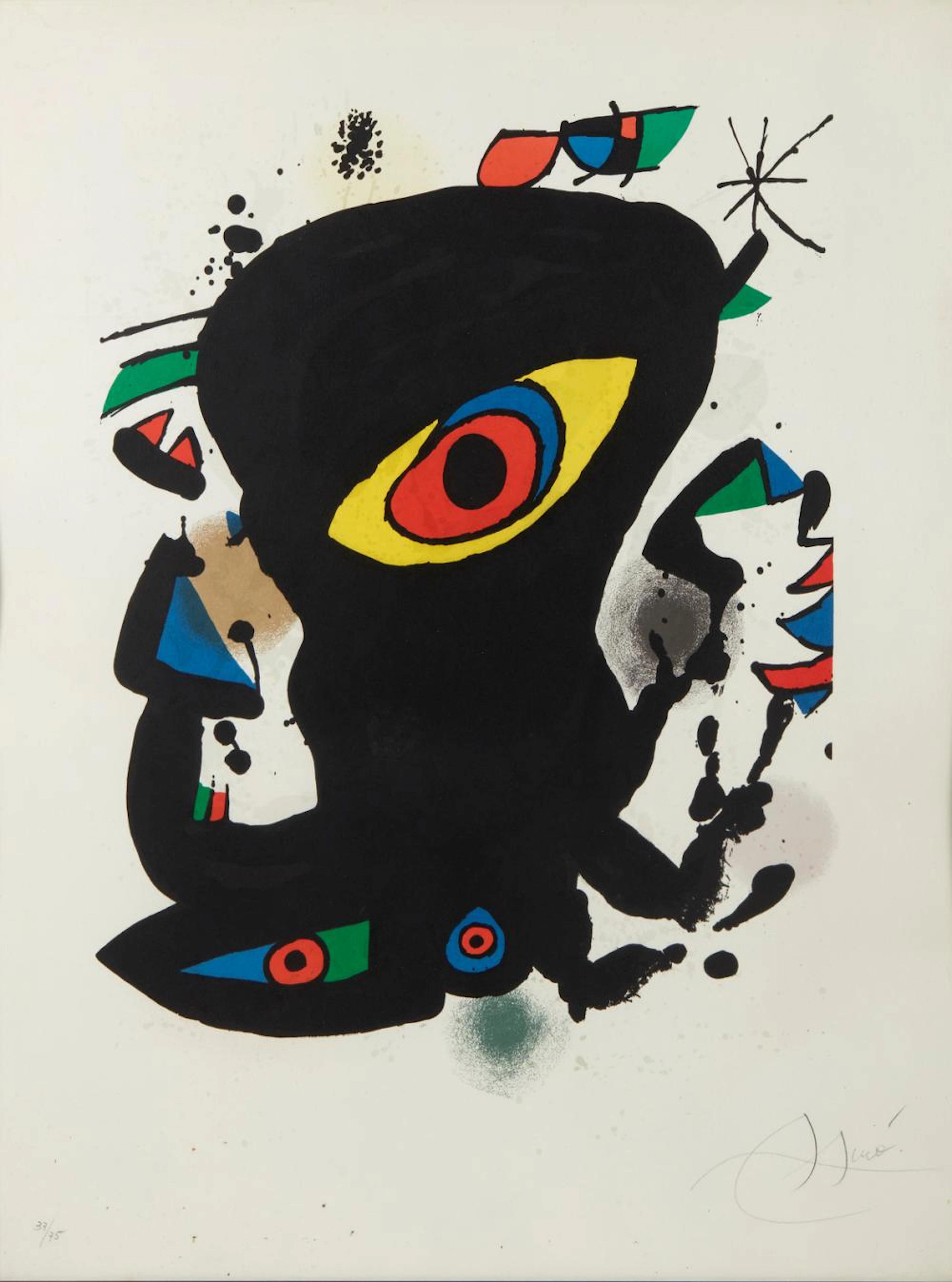 MIRO' JOAN (1893 - 1983) Galeria Maeght.