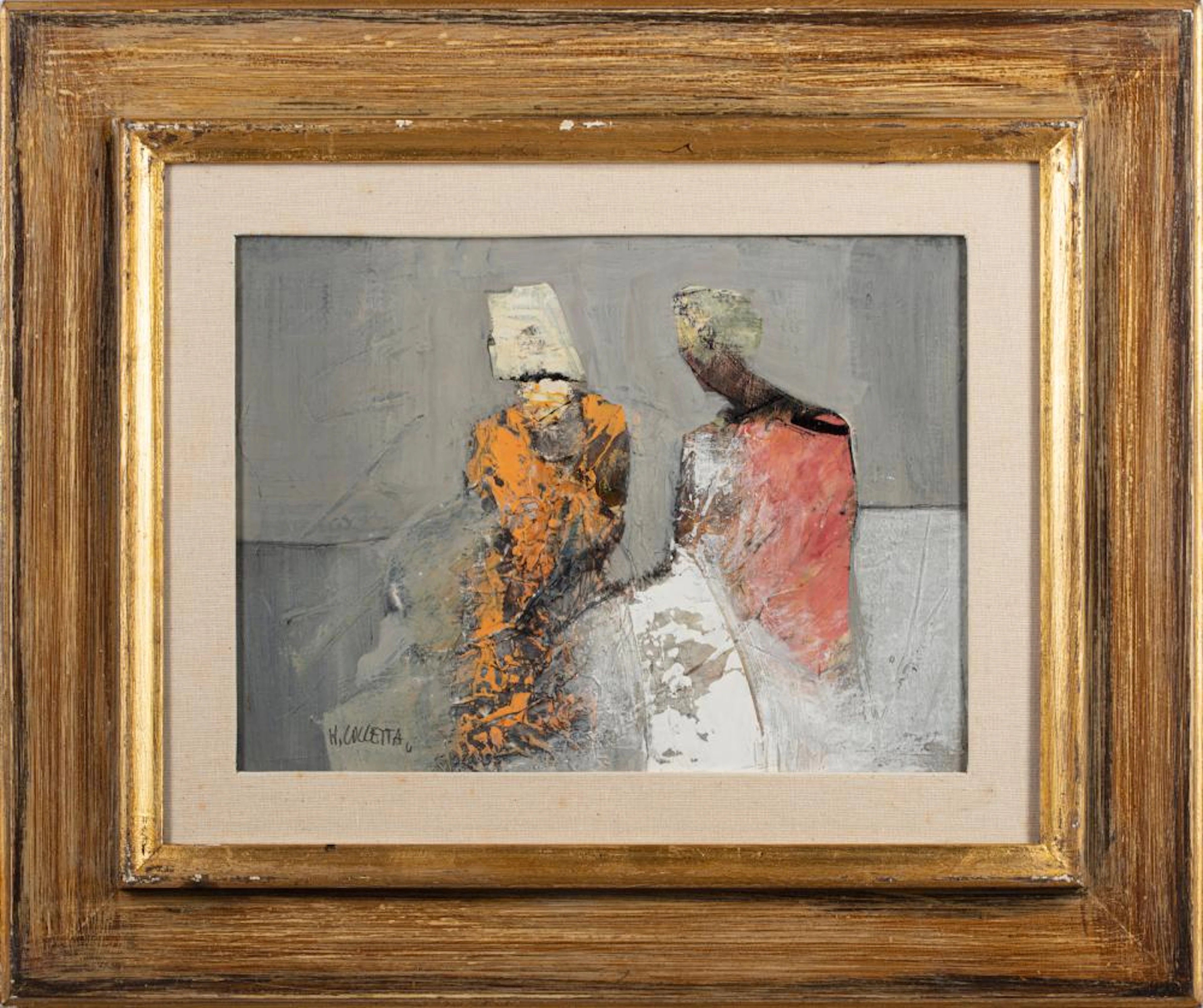 COCCETTA WALTER (n. 1951) - Incontro segreto.