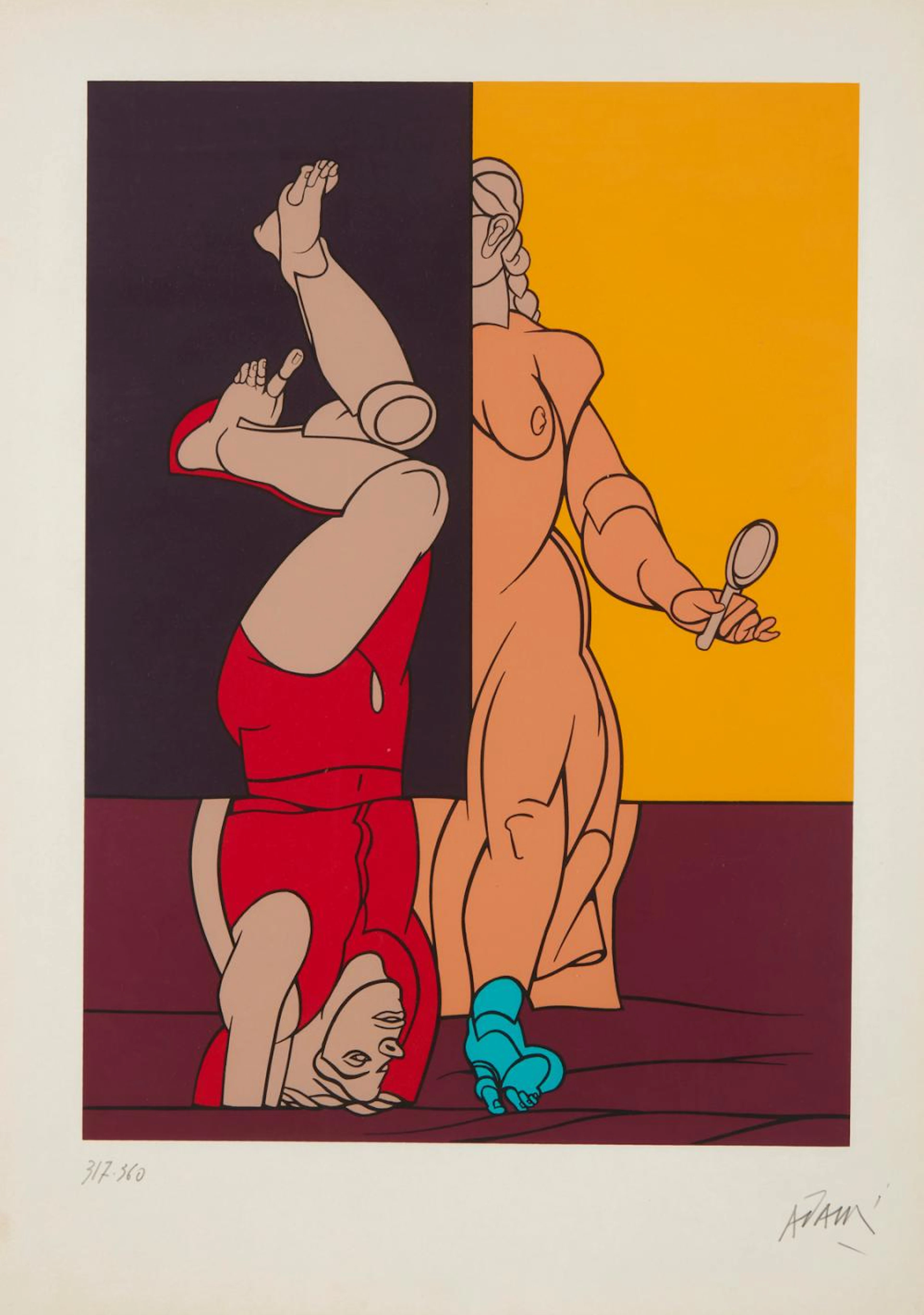 ADAMI VALERIO (n. 1935) - Untitled.