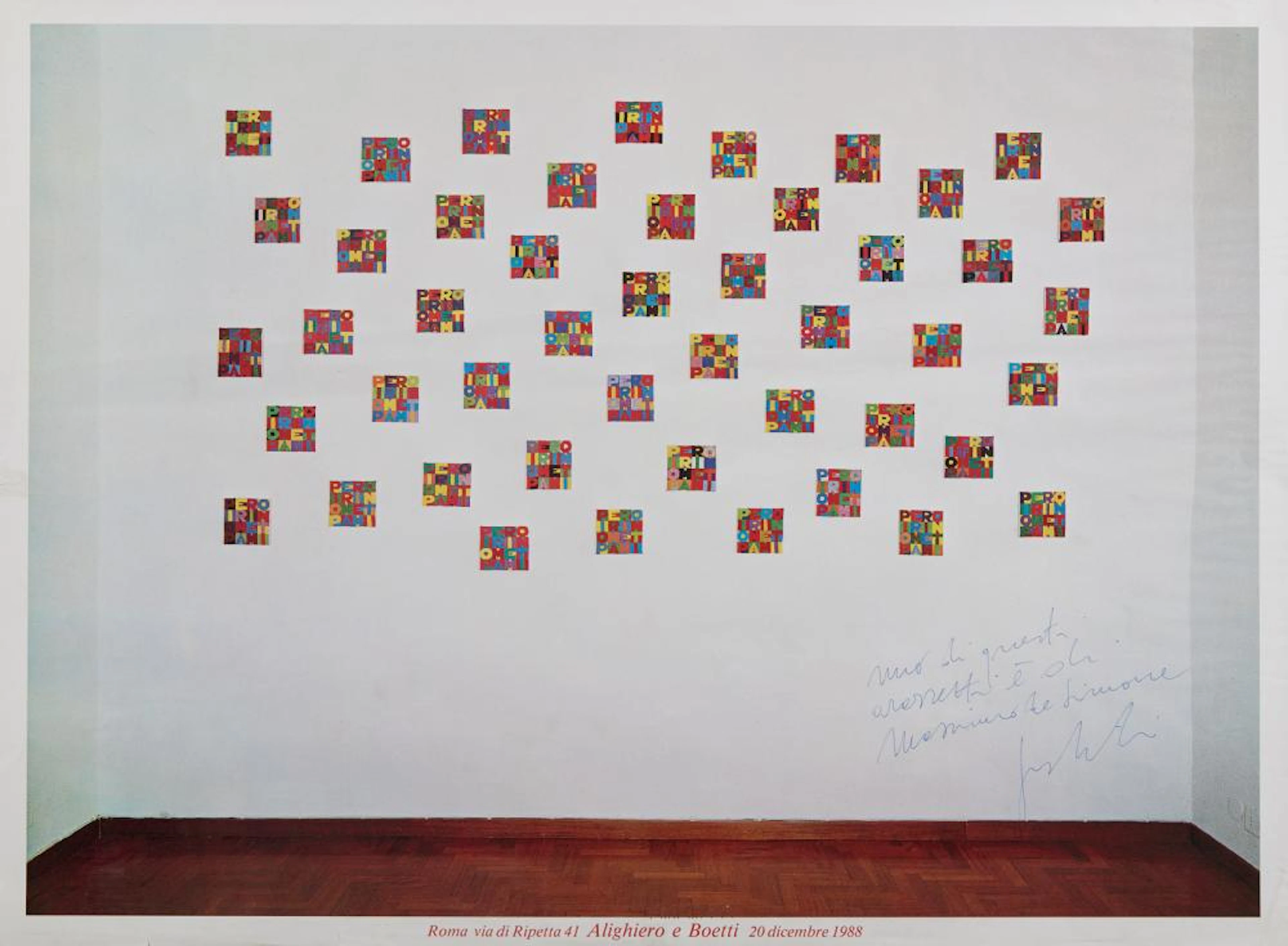 BOETTI ALIGHIERO (1940 - 1994) - I Vedenti.