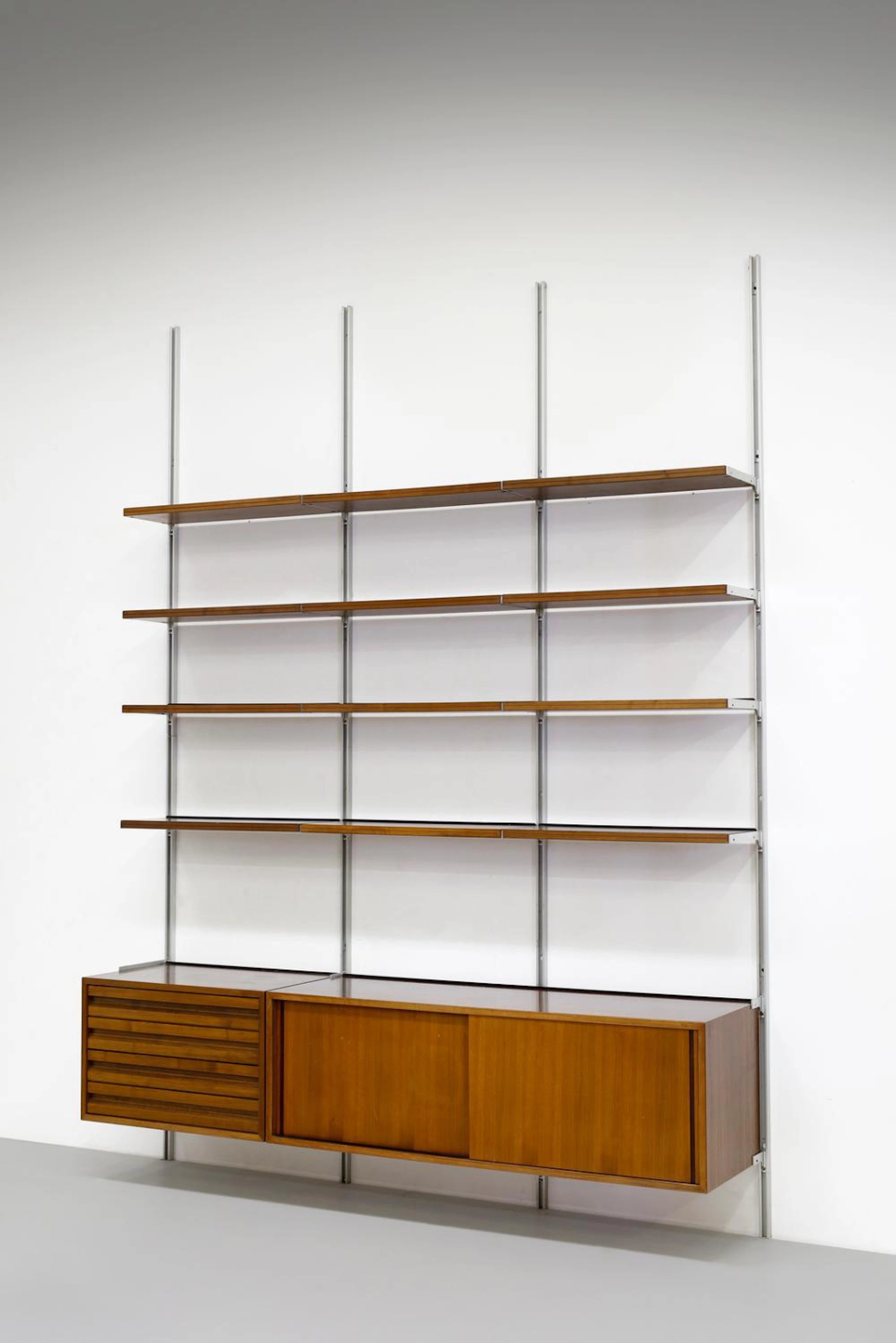 BORSANI OSVALDO (1911 - 1985) - E22 bookcase for Tecno, Varedo