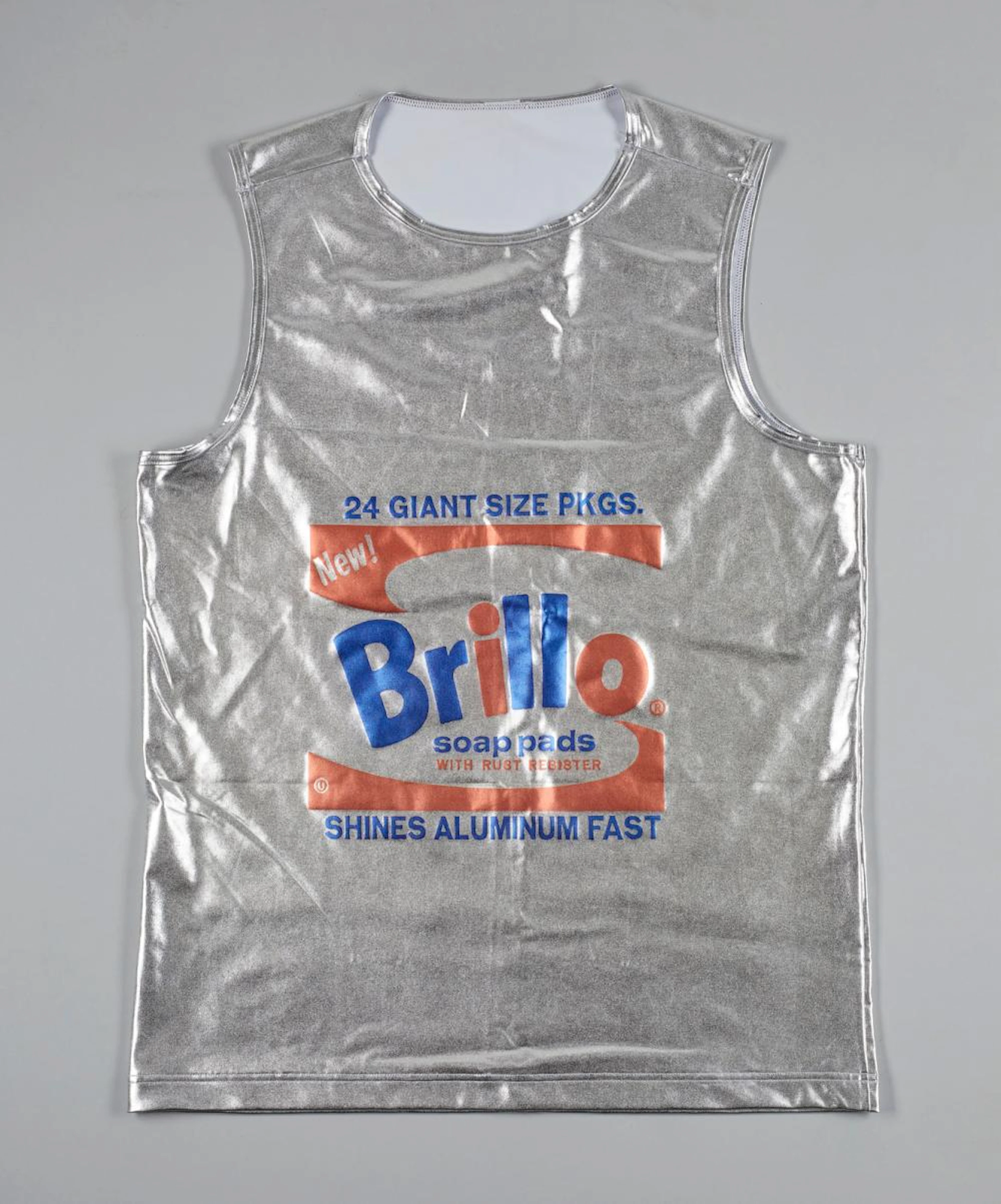WARHOL ANDY (1928 - 1987) (ATT.TO). Brillo Silver T-Shirt.