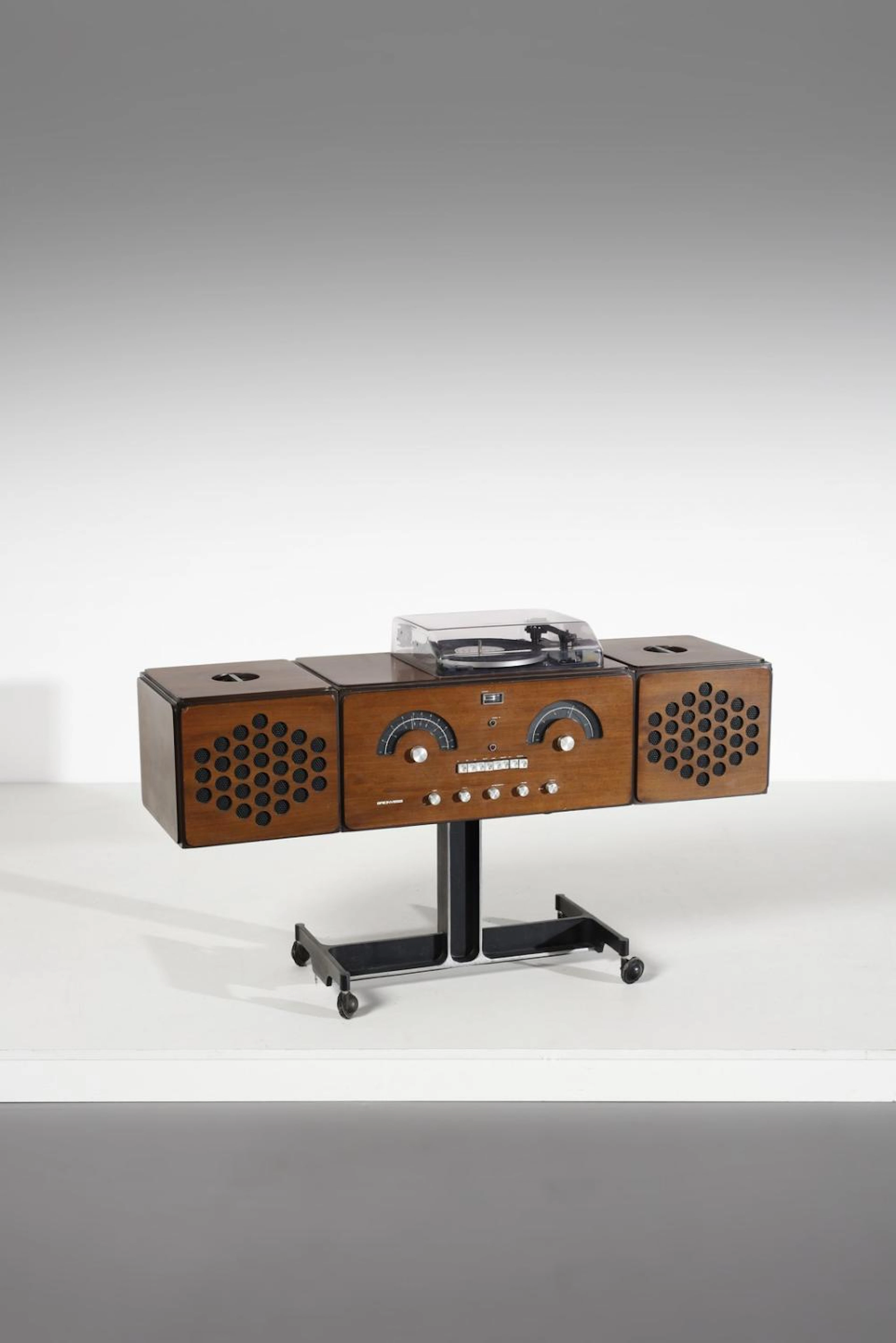 CASTIGLIONI ACHILLE (1918 - 2002) Radio stereo giradischi RR126 per Brionvega