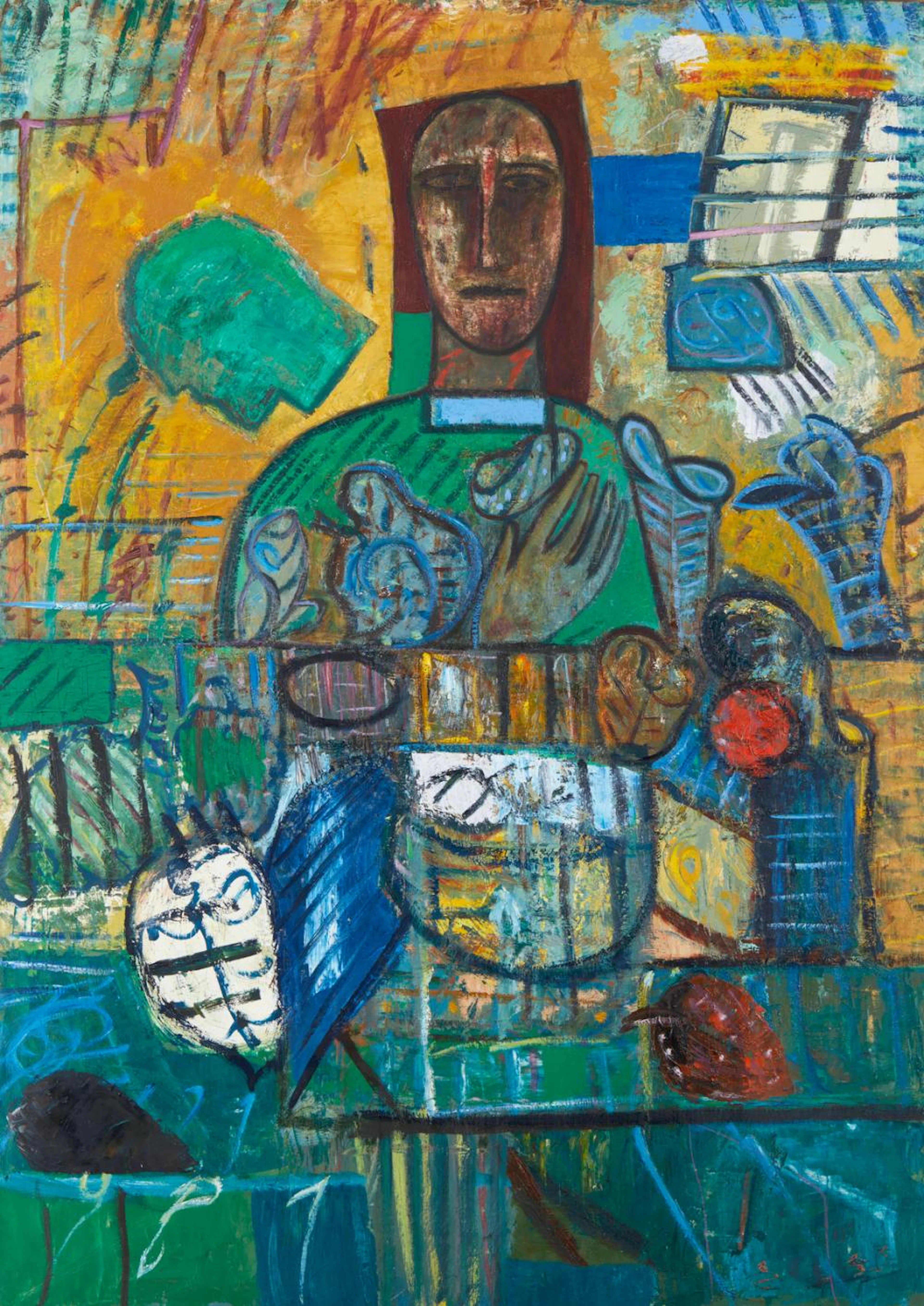PALADINO MIMMO (n. 1948) - Pastorale.