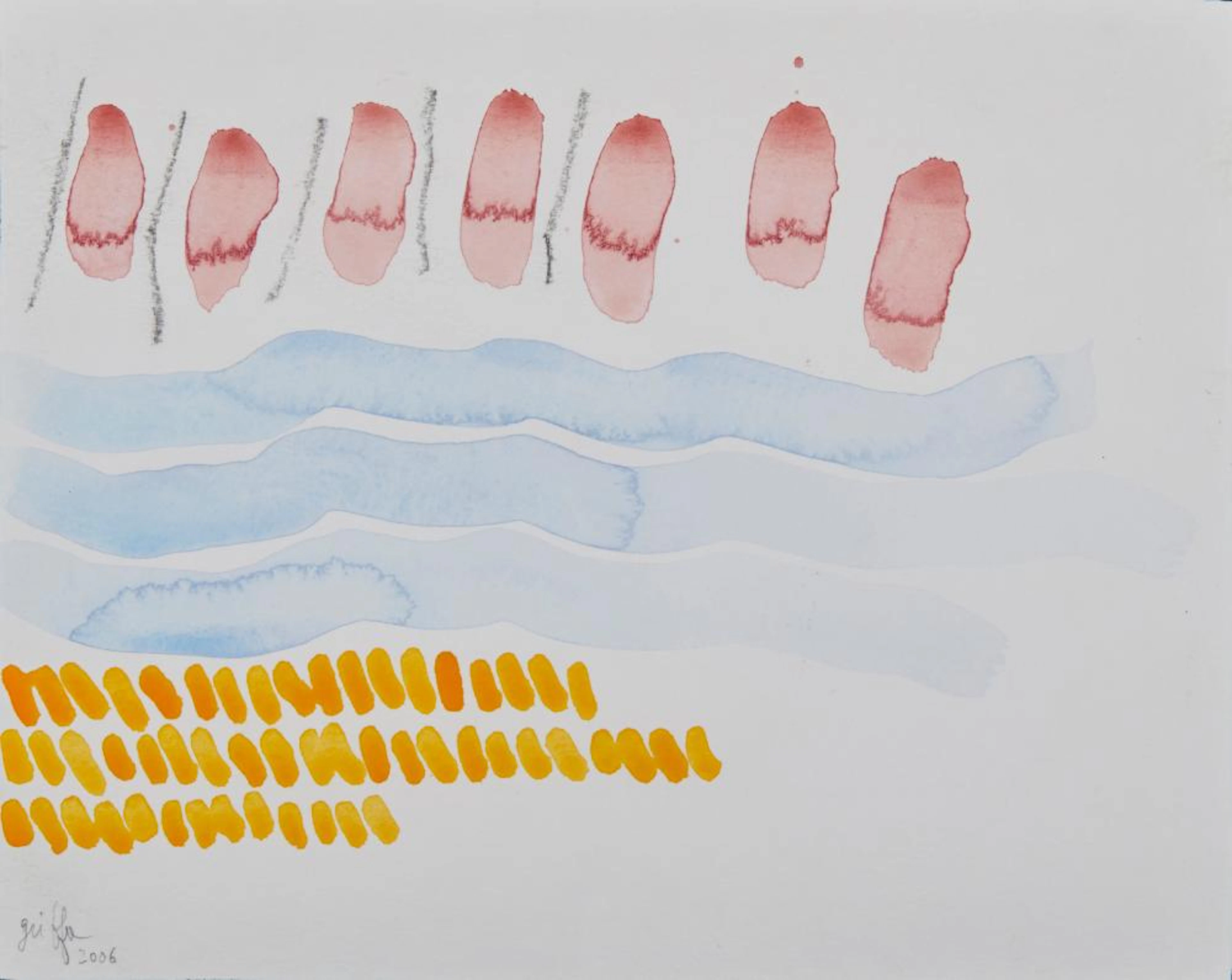 GRIFFA GIORGIO (n. 1936) Untitled.