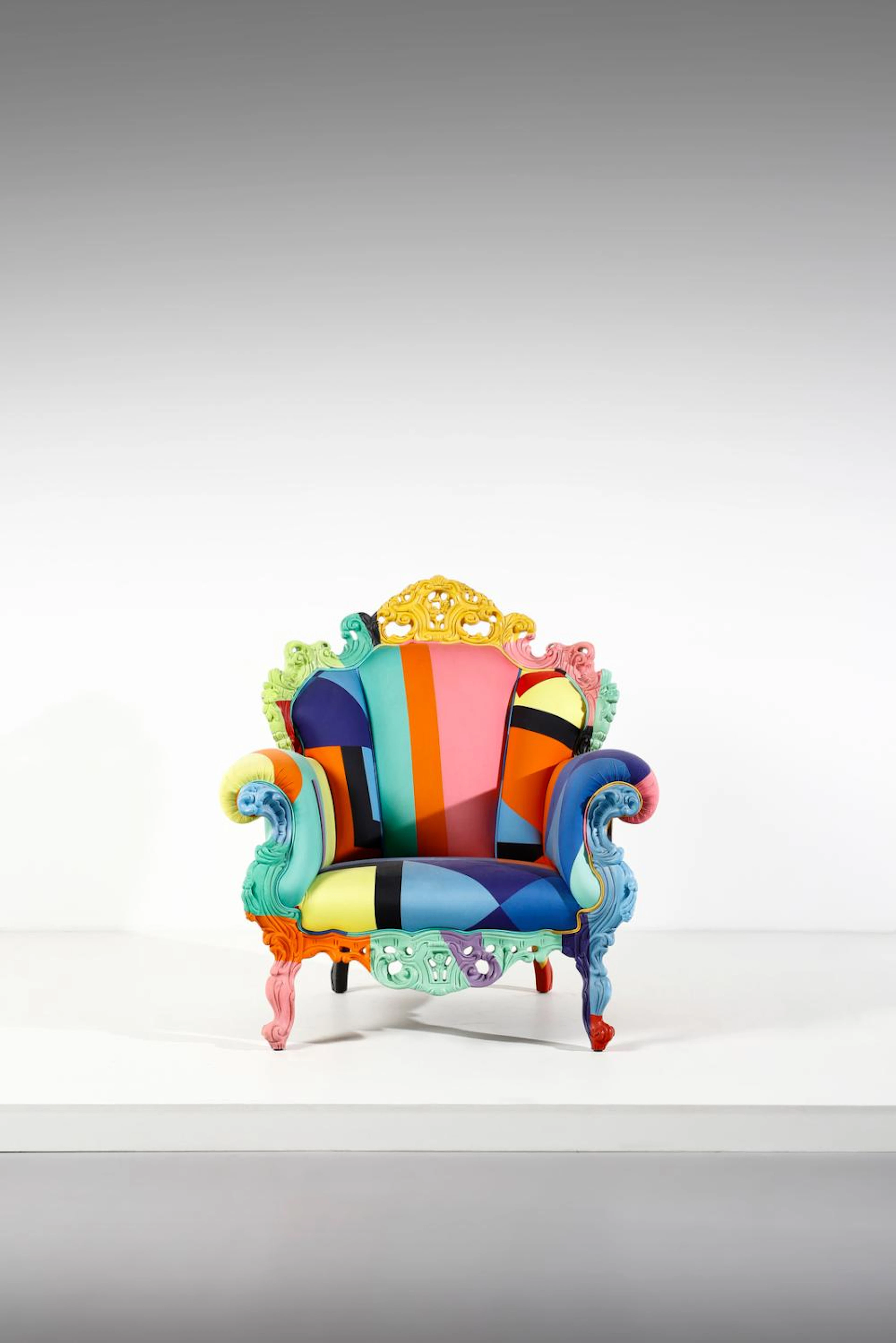 MENDINI ALESSANDRO (1931 - 2019) Proust Geometrica armchair for cappellini