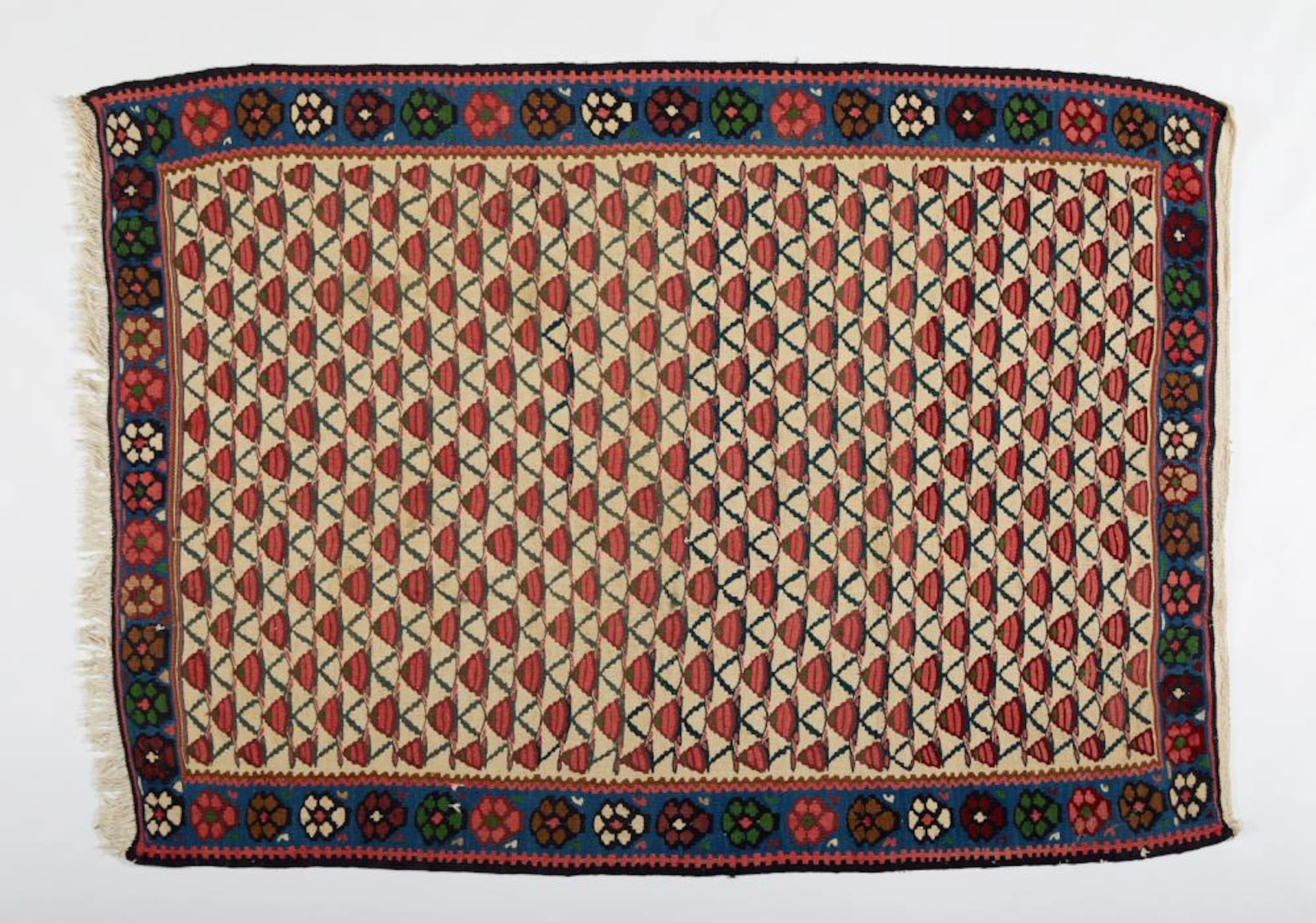 KILIM Kurdish carpet of recent manufacture