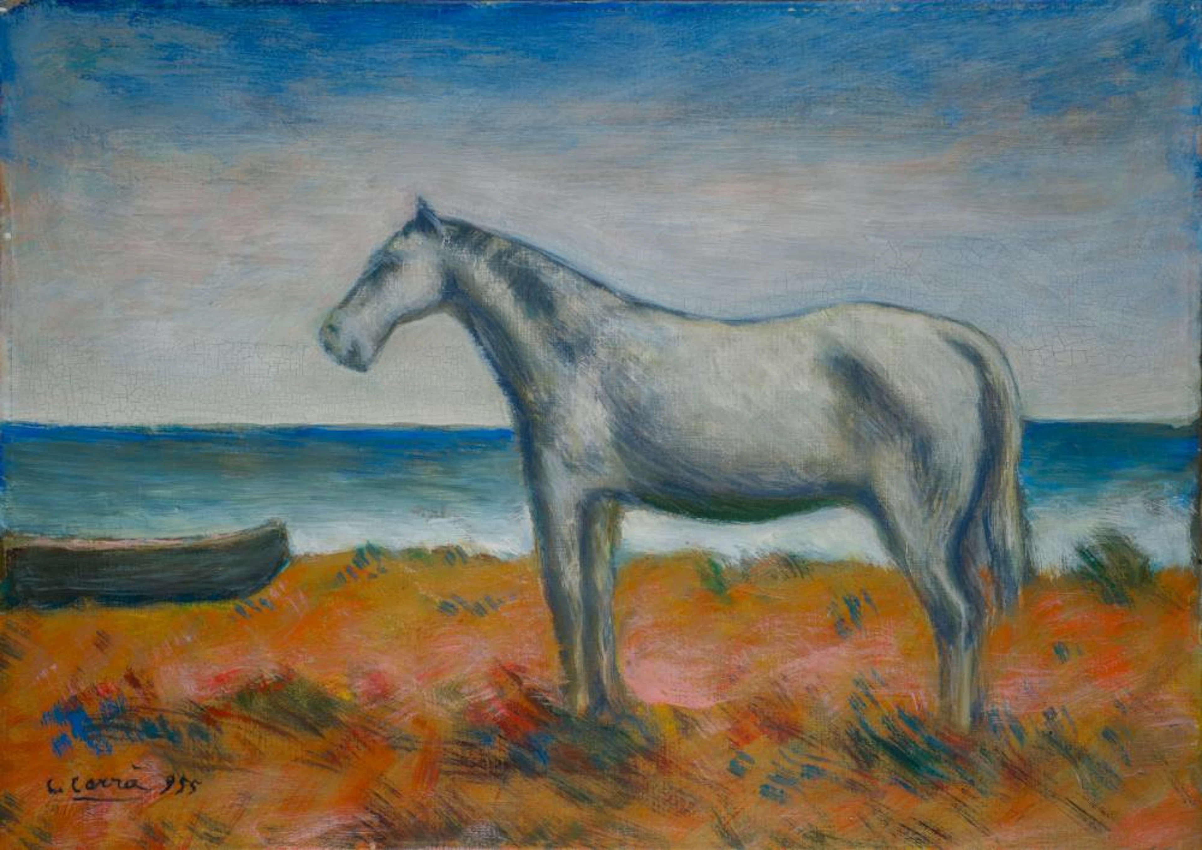 CARRA' CARLO (1881 - 1966) - CAVALLO (CAVALLO SULLA SPIAGGIA)