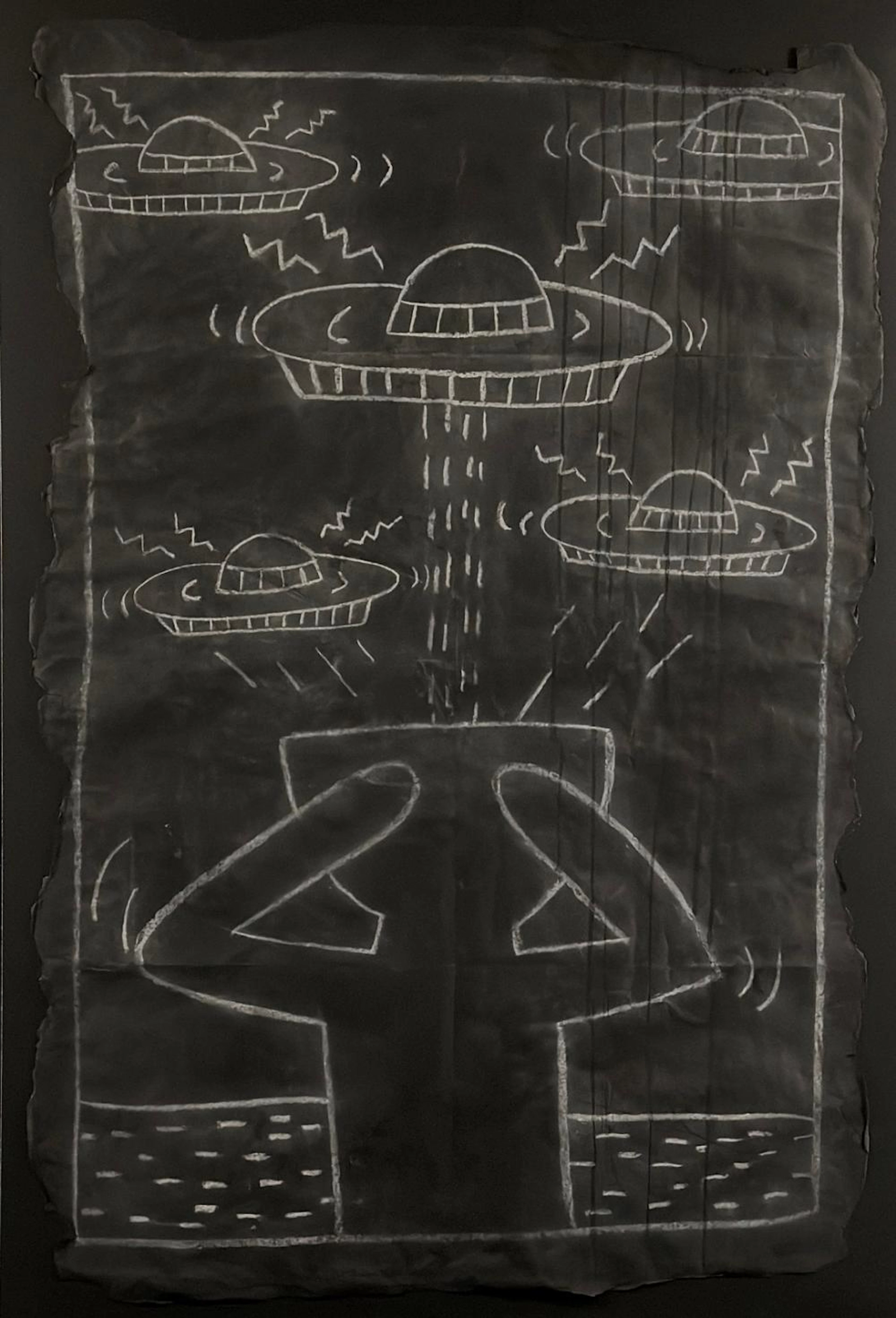 HARING KEITH (1958 - 1990) - UNTITLED (SUBWAY DRAWINGS).