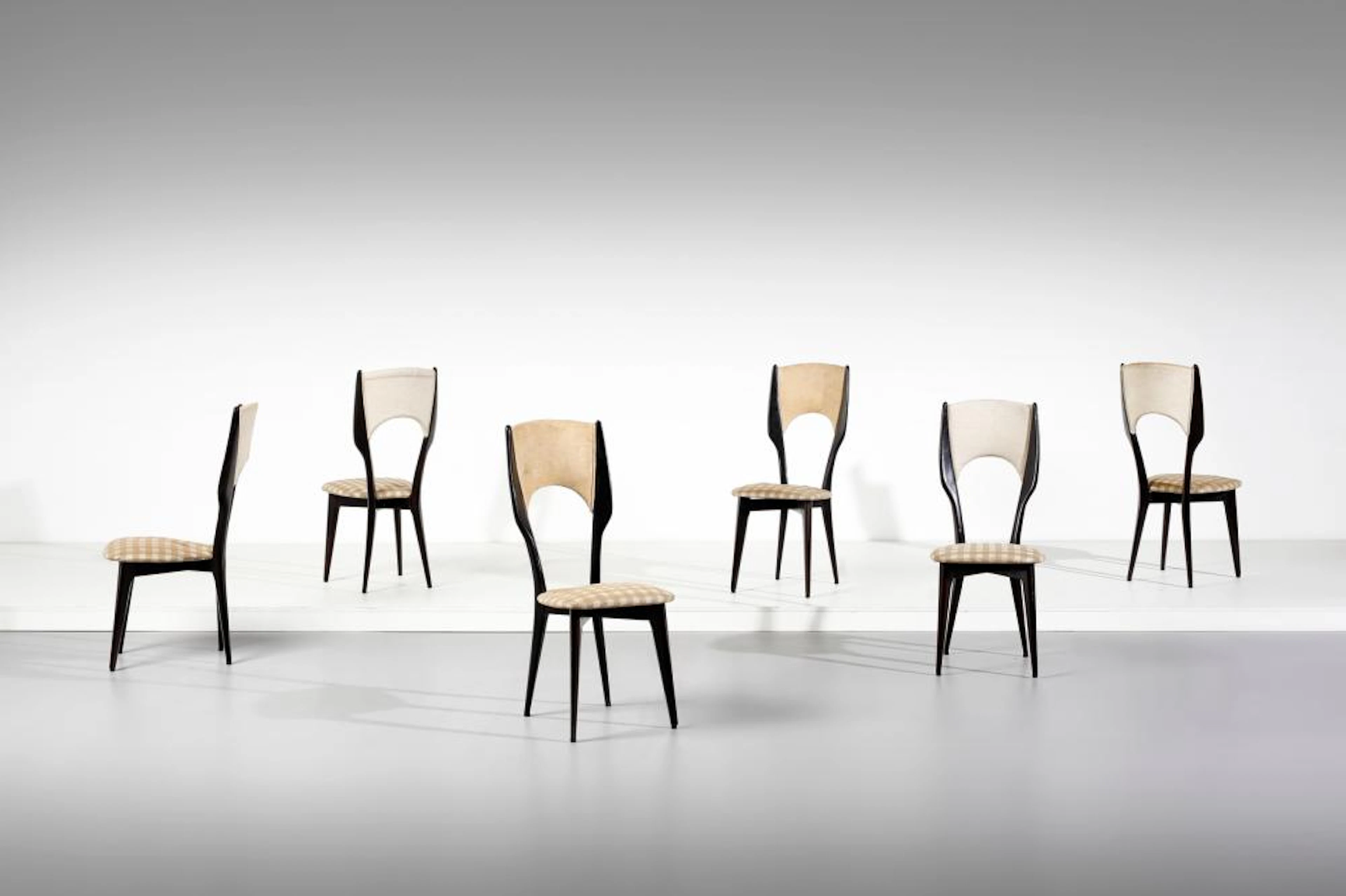 DASSI MOBILI MODERNI attributed. Six chairs