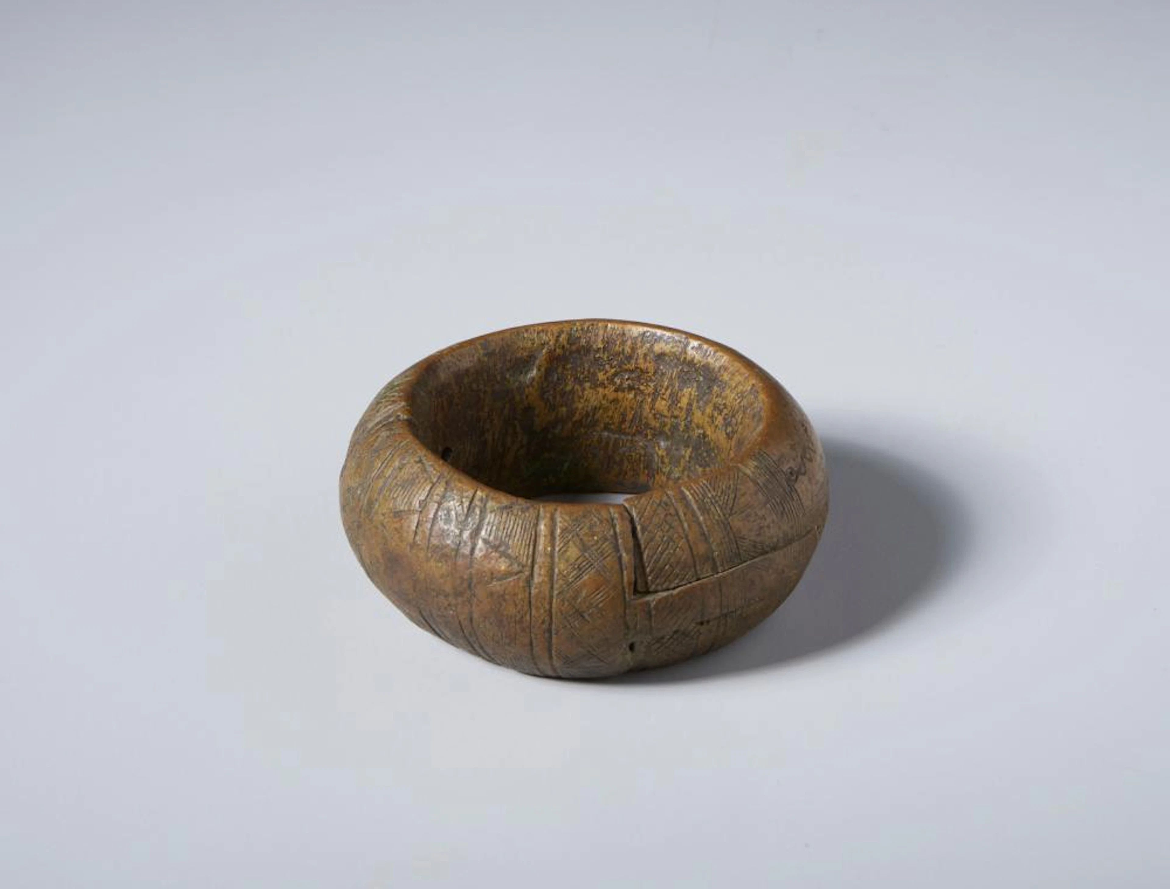 African art Gourmantchè, Ghana/Burkina Faso. Bronze coin bracelet.