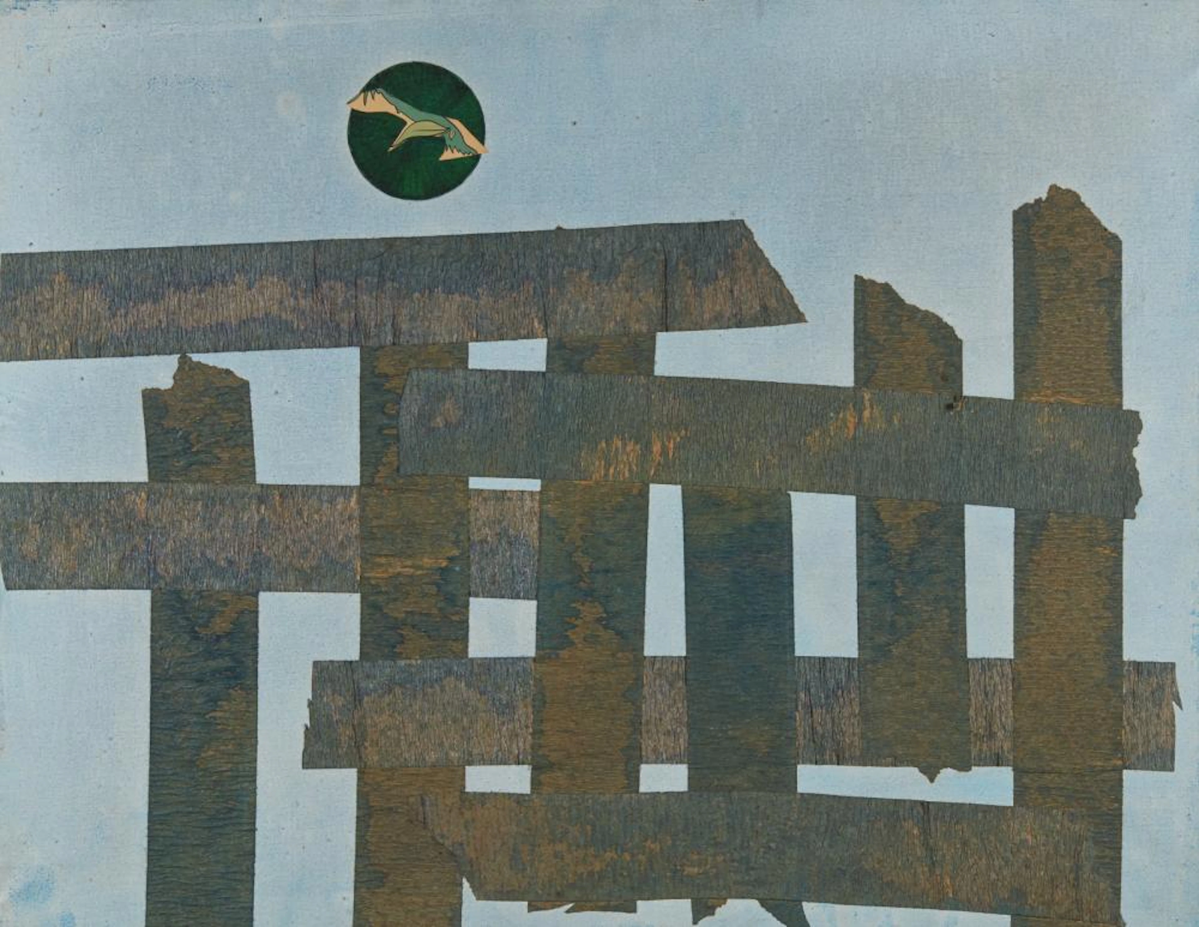 DANGELO SERGIO (n. 1932) Brown town.