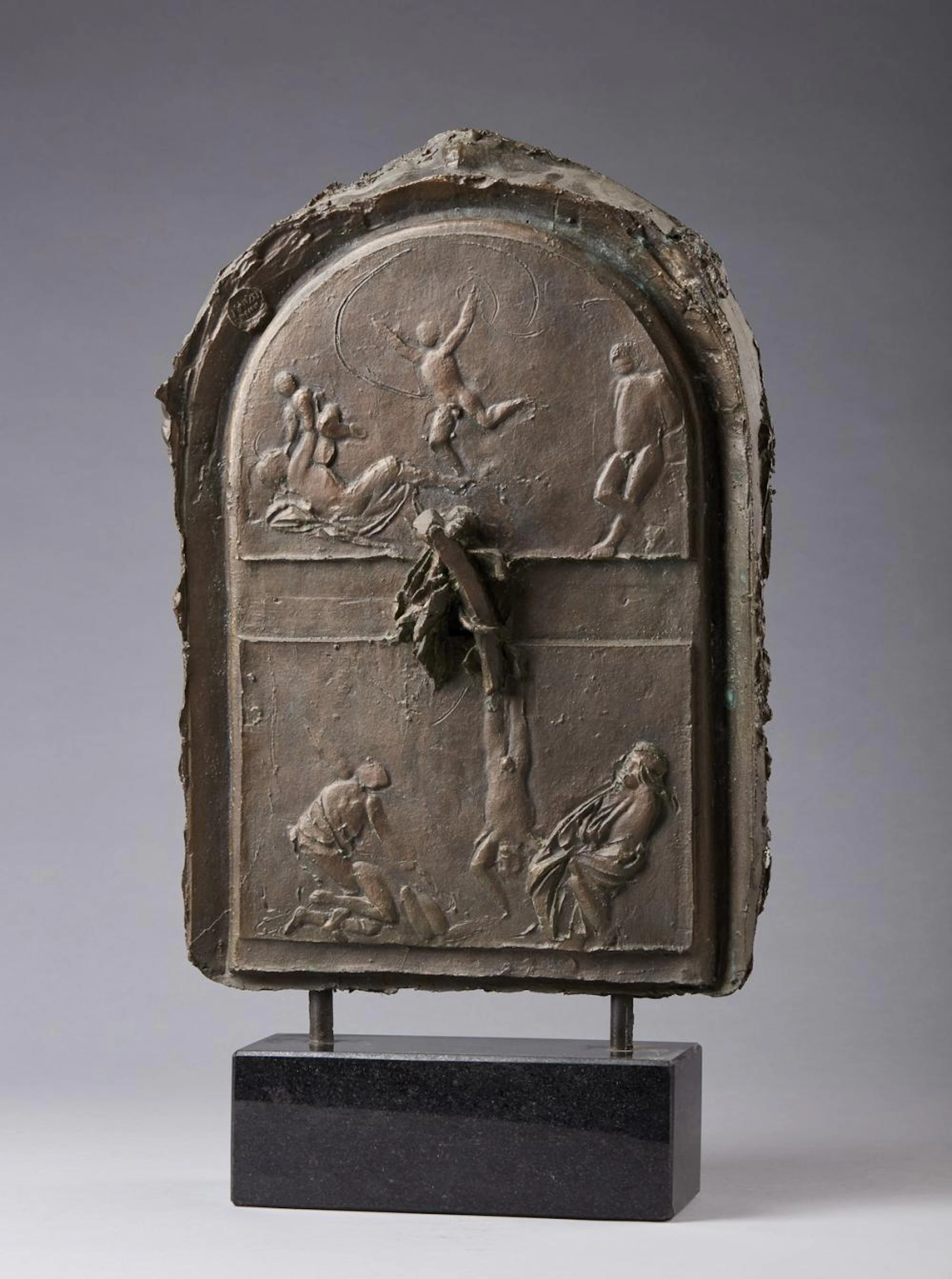 MANZU' GIACOMO (1908 - 1991) Studio per la porta della pace e della Guerra.