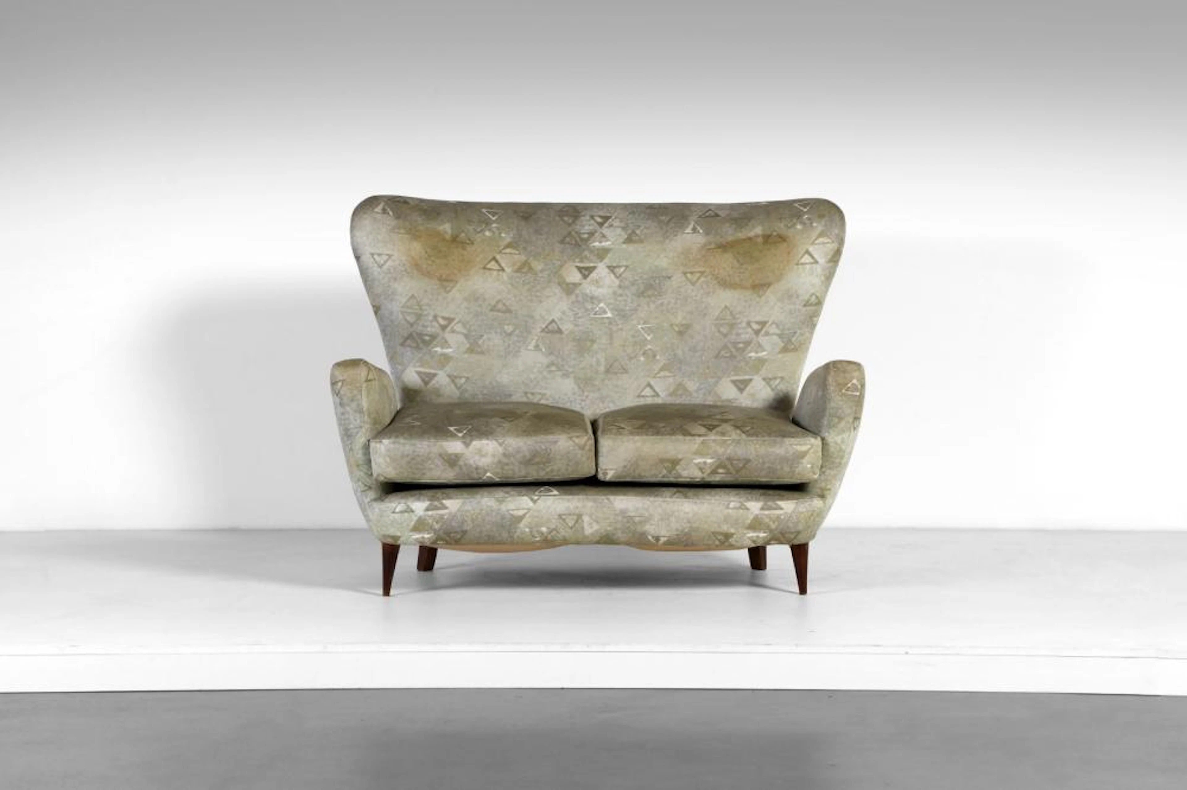 EMILIO SALA E GIORGIO MADINI Sofa, F.lli Galimberti, Cantù productio