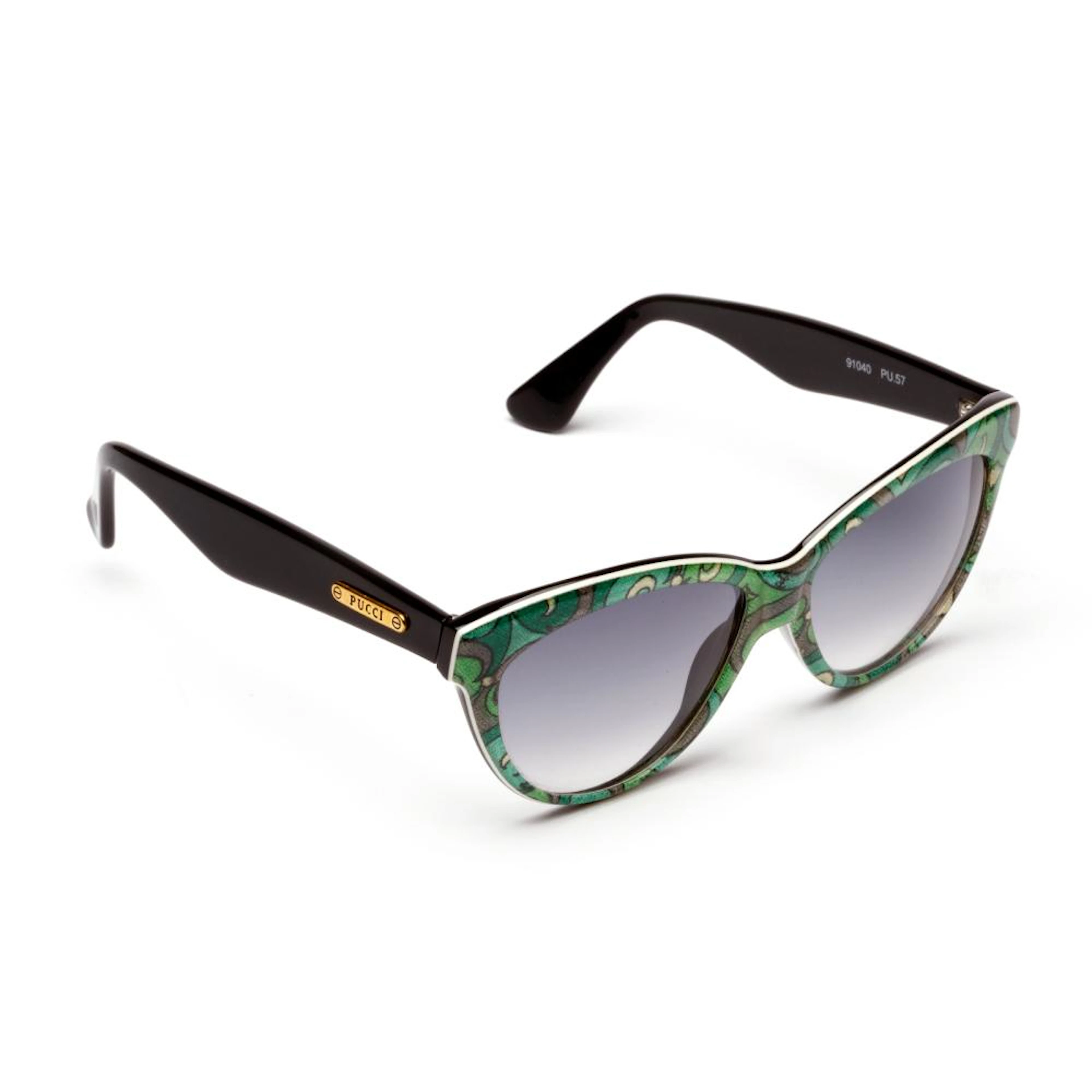 PUCCI EMILIO Green sunglasses.